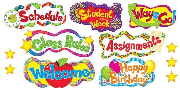 Headline Headers Notice Board Classroom Display Banner Set Ebay