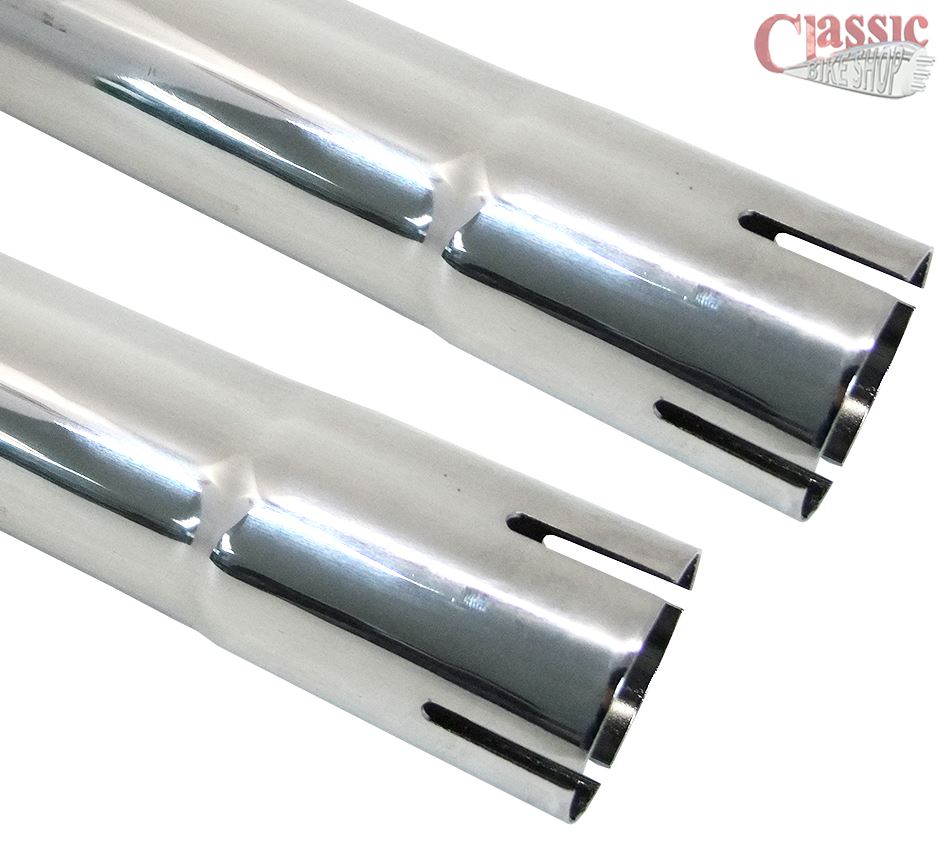 Exhaust Extension Pipes 44mm 1.3/4'' Pair UK Made eBay