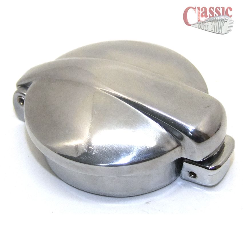 MONZA FLIP UP ALLOY FUEL FILLER CAP BRITISH BSA AJS NORTON CAFE RACER