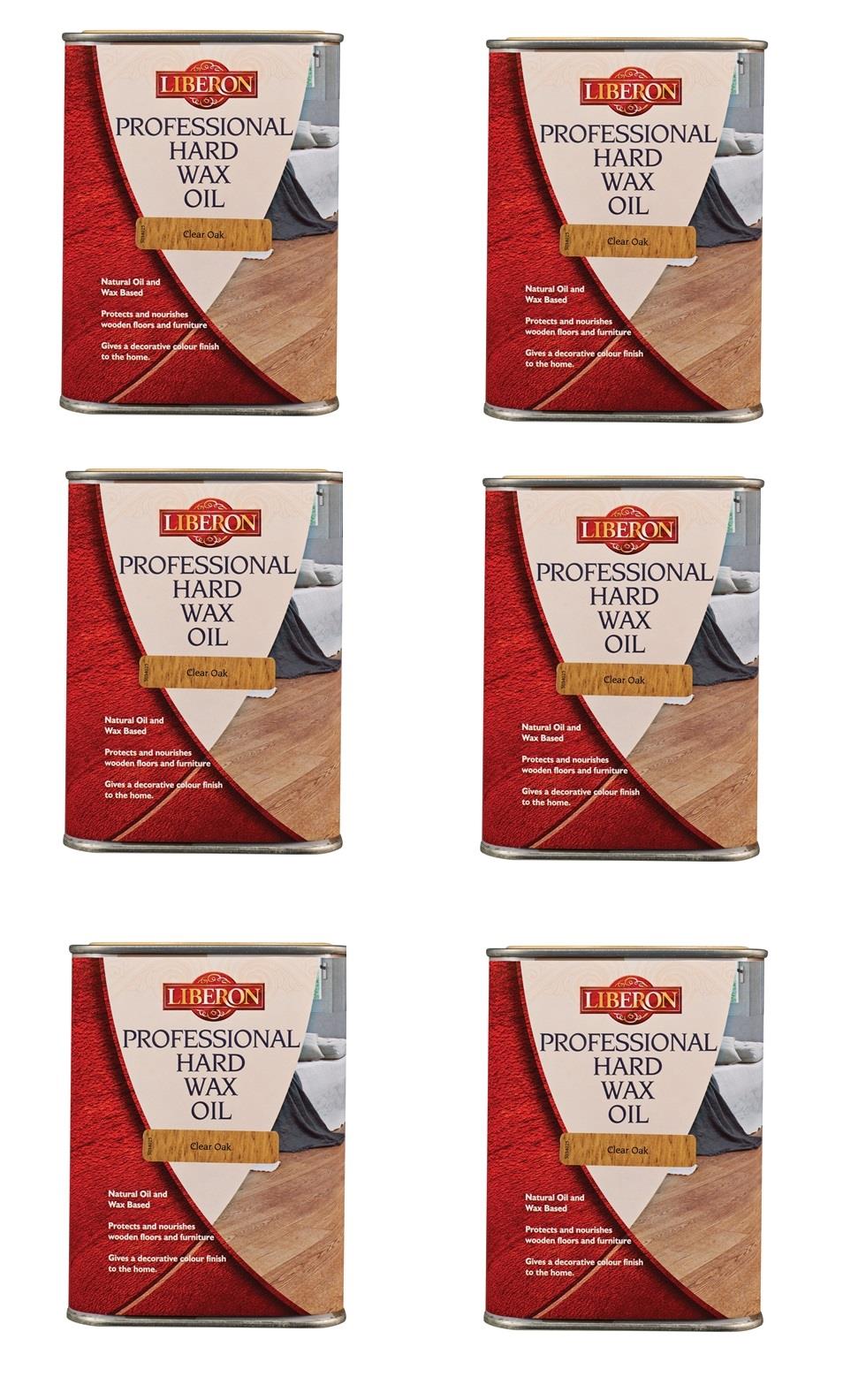 1 - 2.5 Litre Liberon Professional Hard Wax Oil Wood Floor Furniture
