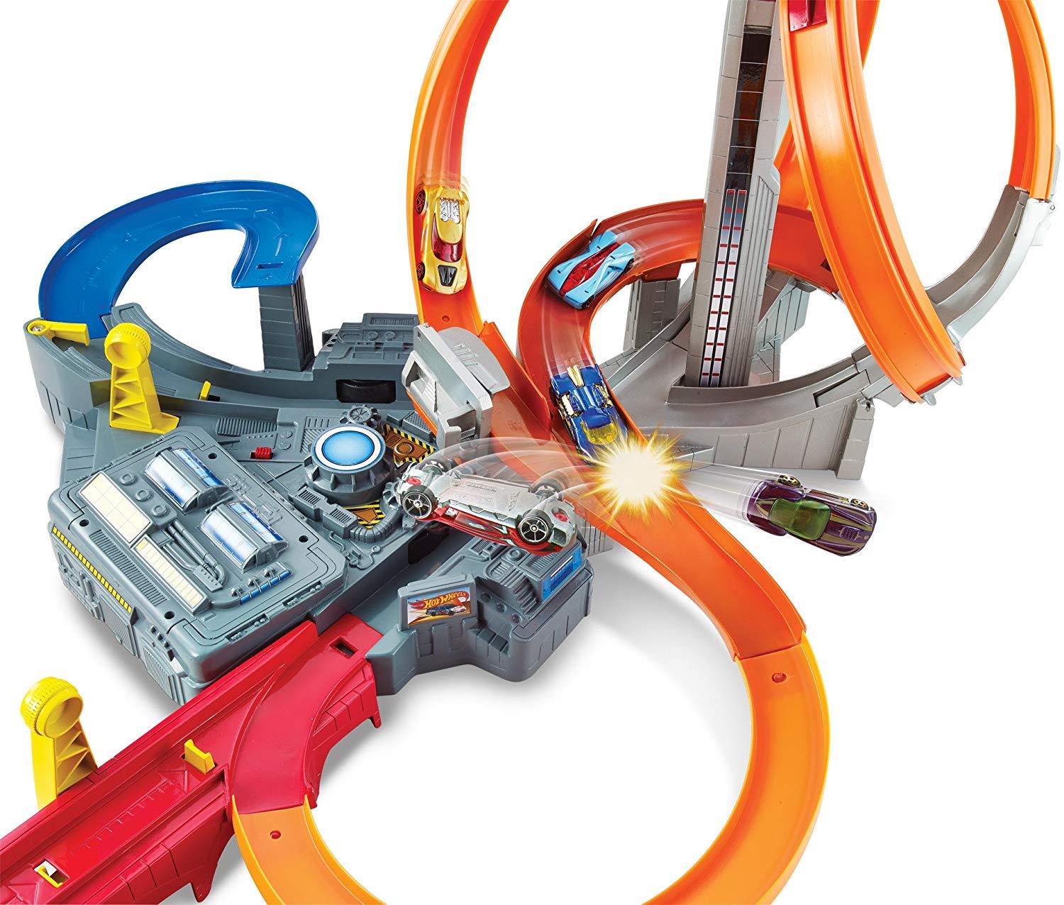 Hot Wheels Spin Storm Track Set eBay