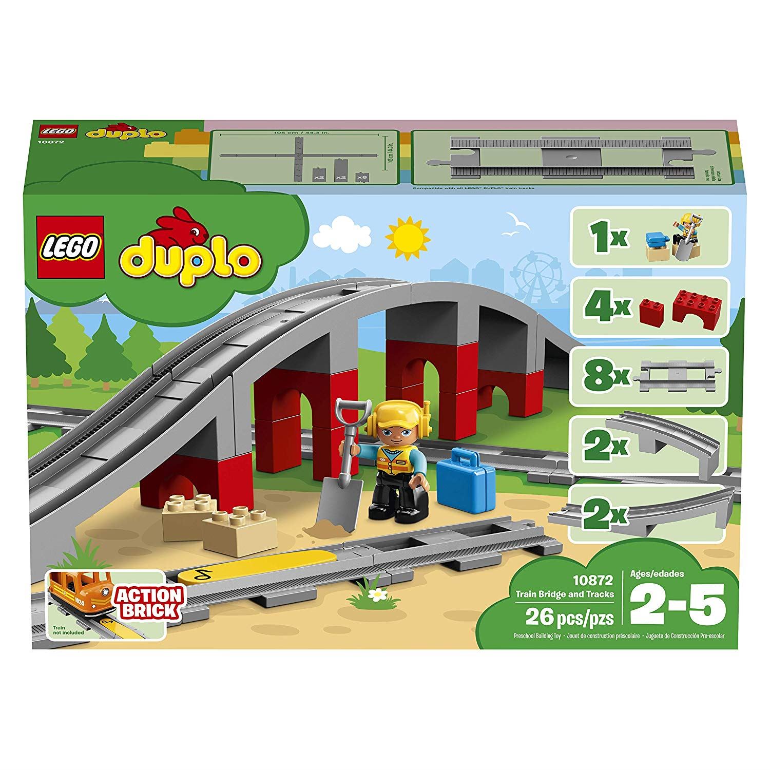 lego duplo town tren
