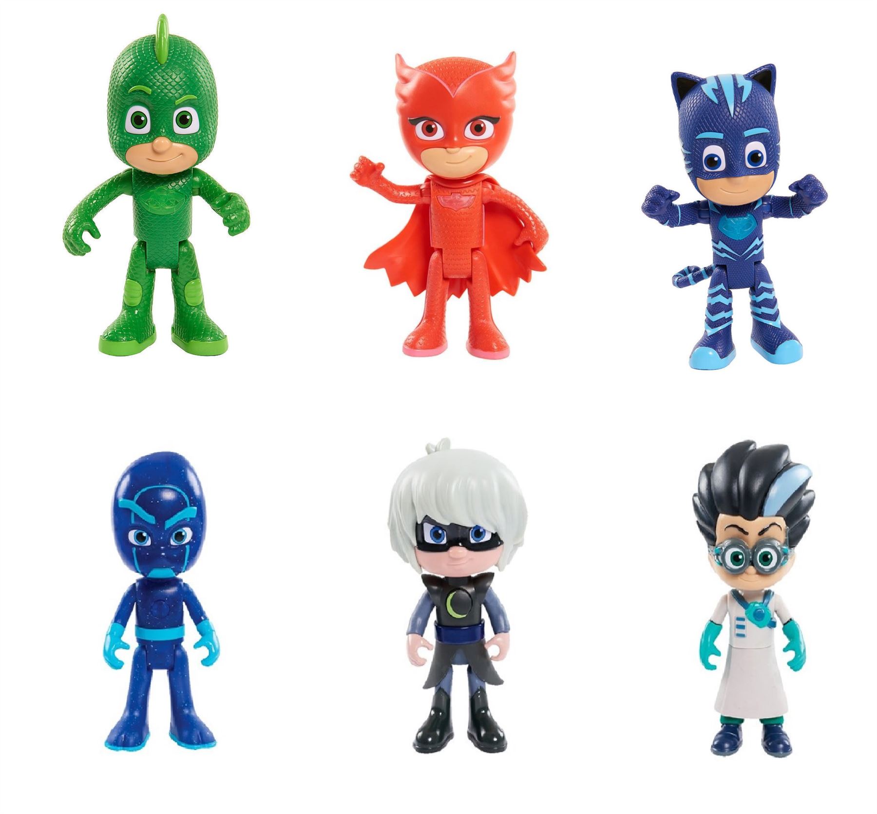 PJ Masks Talking Romeo, Luna Girl, Ninja Night, Gekko, Owlette, Catboy