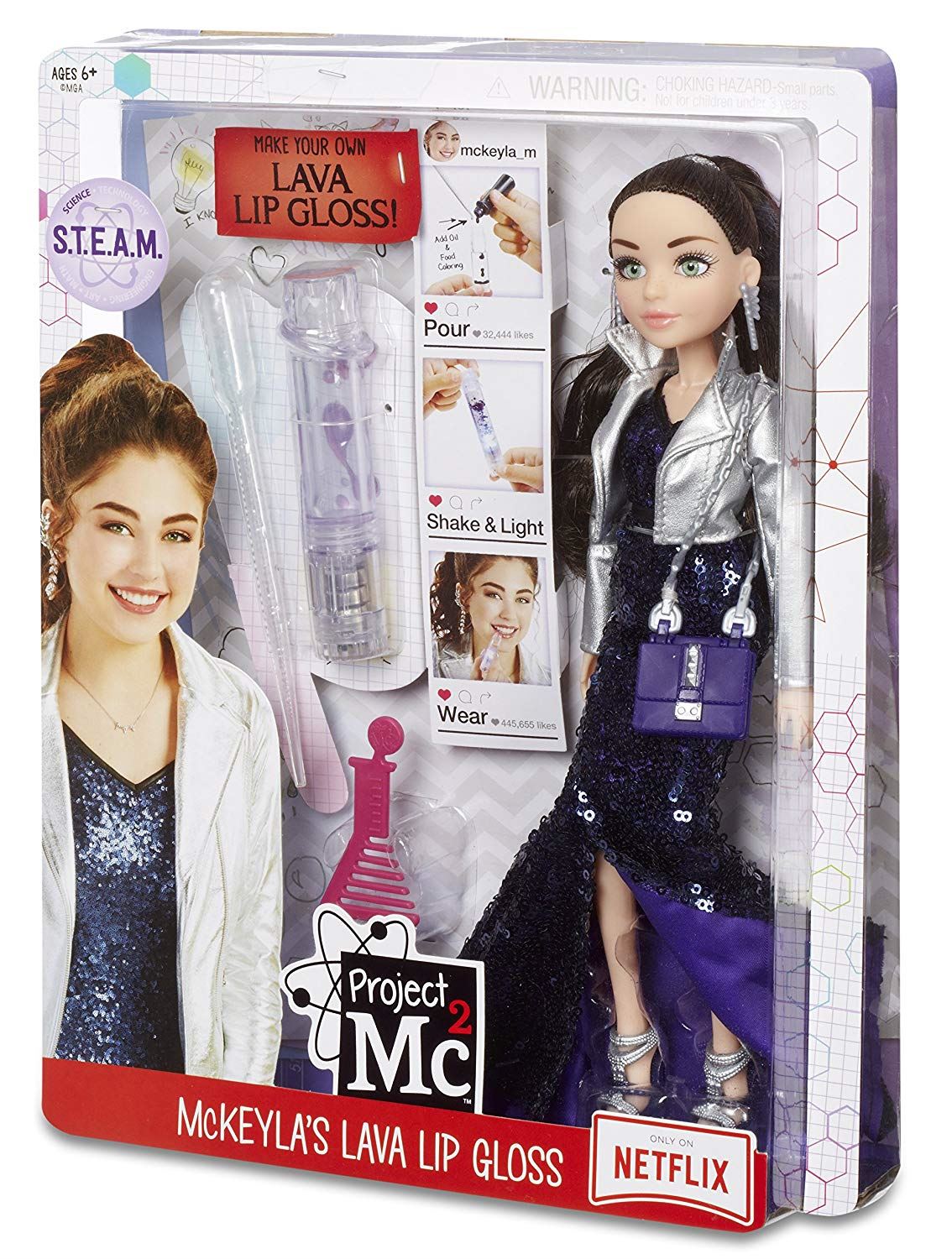 Ember Tattoos Brydens Boucles d/'oreilles Project Mc2 Mckeyla Adrienne/'s Doll