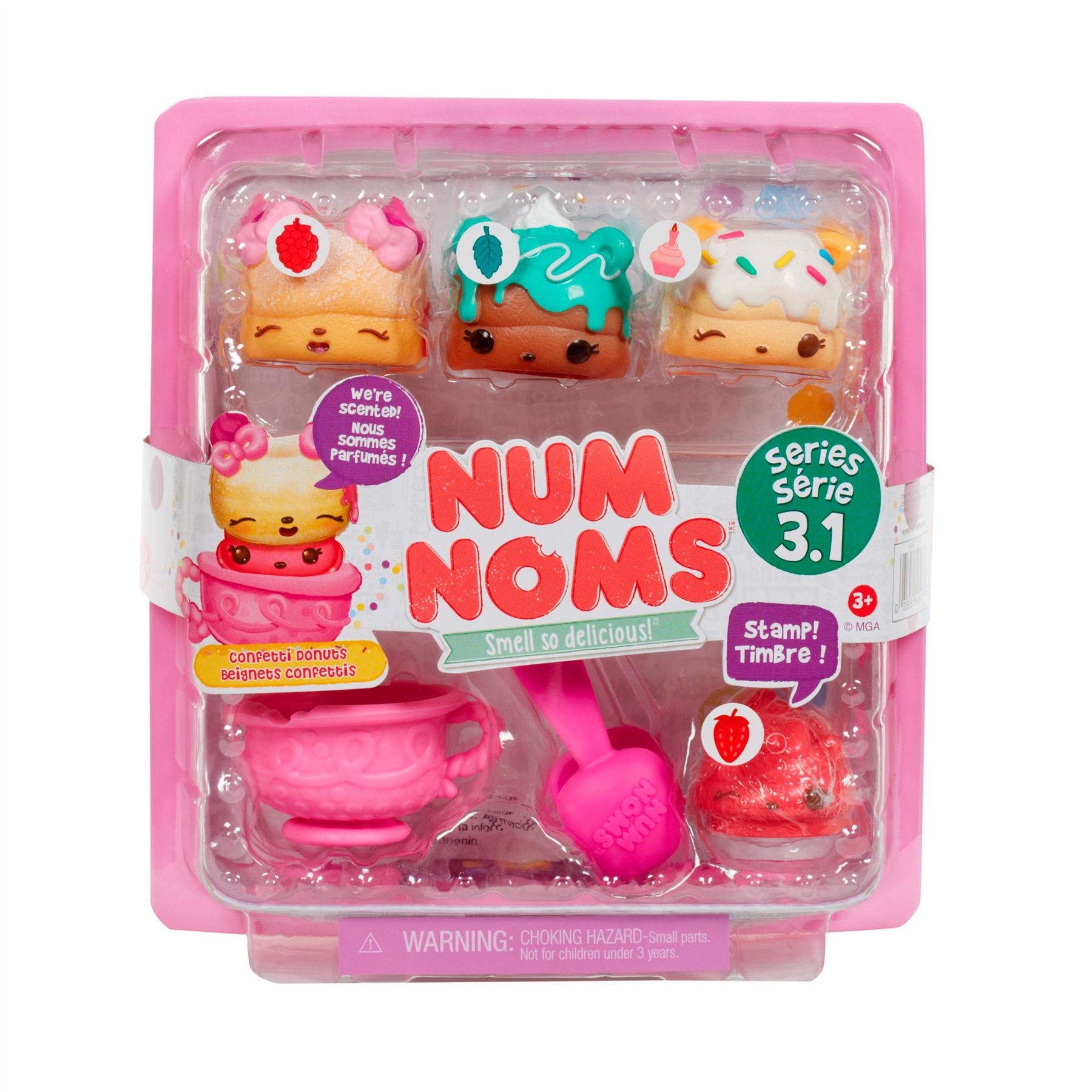 Num Noms Starter Pack Series 3.1 Confetti Donuts, Rainbow Candies eBay