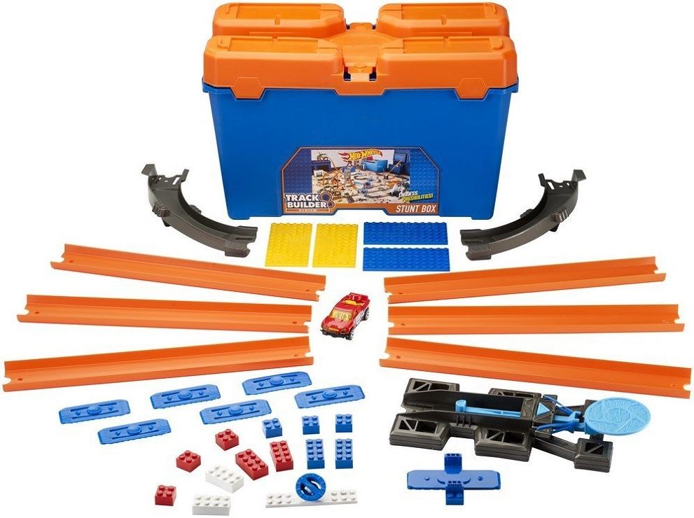 pista hot wheels track builder system