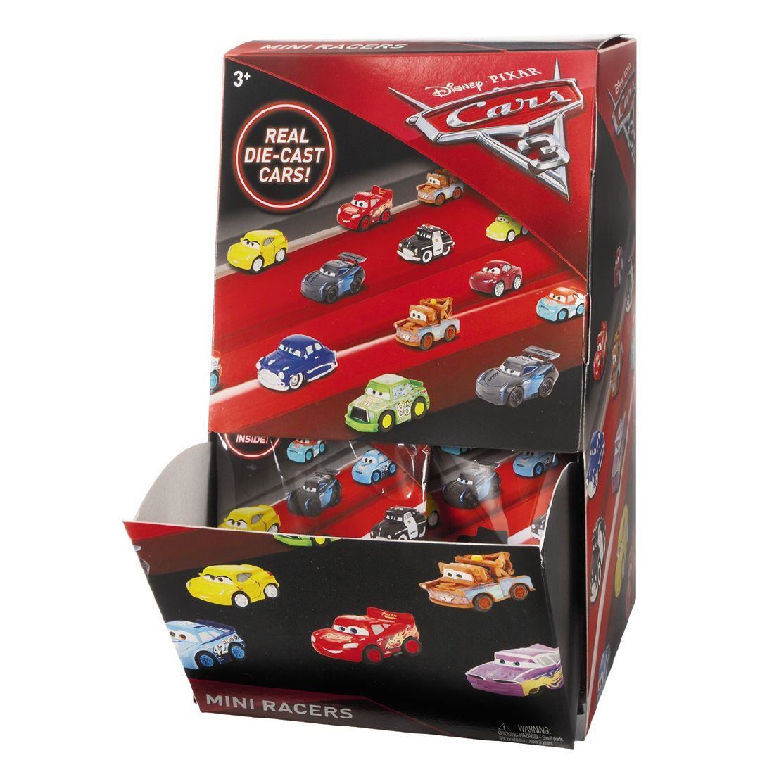 Disney Pixar Cars 3 Diecast Micro Mini Bolsa Ciega de los corredores X 5