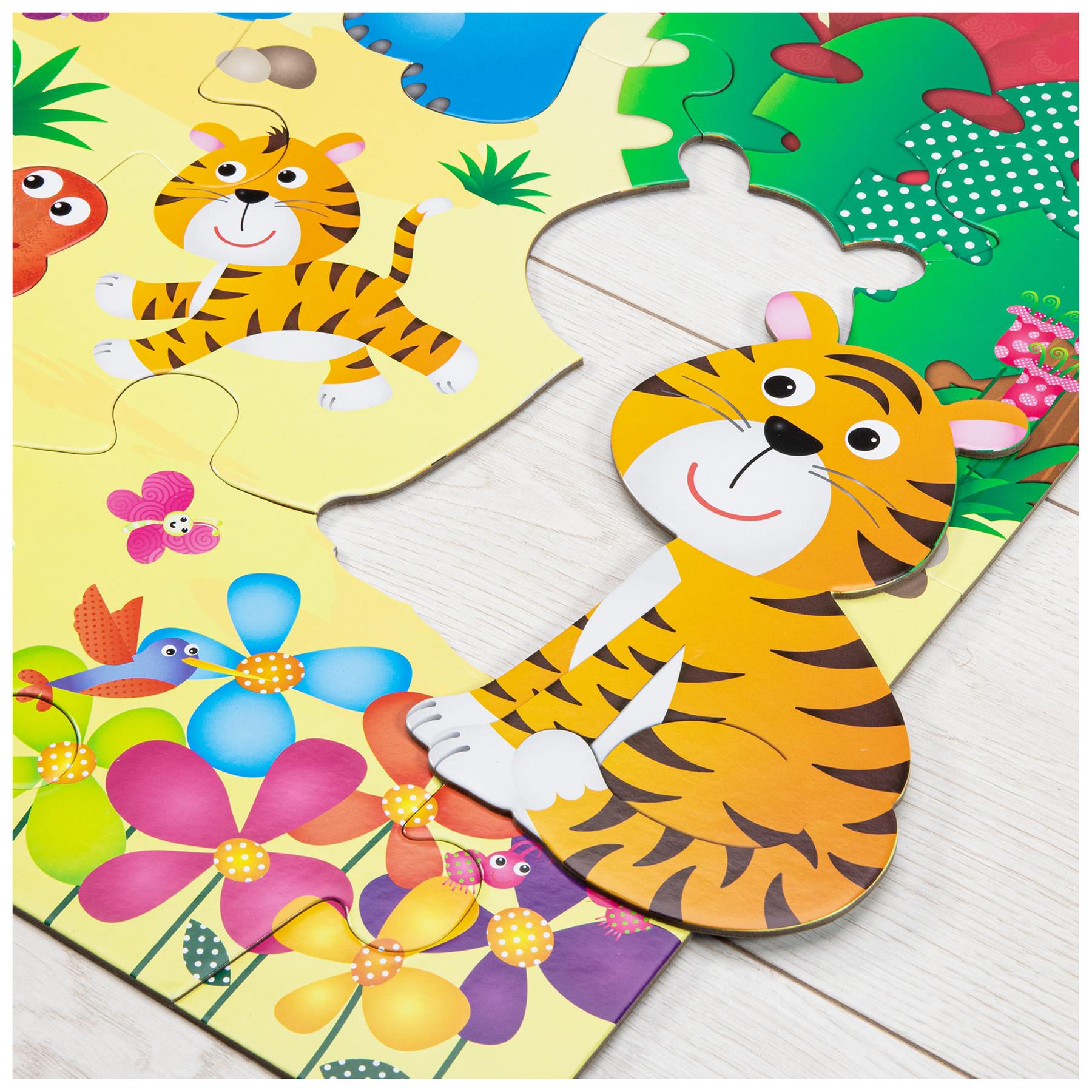 Galt Giant Floor Puzzle Jungle Animals Kids Jigsaw Puzzles 30pcs Extra Large for sale online eBay