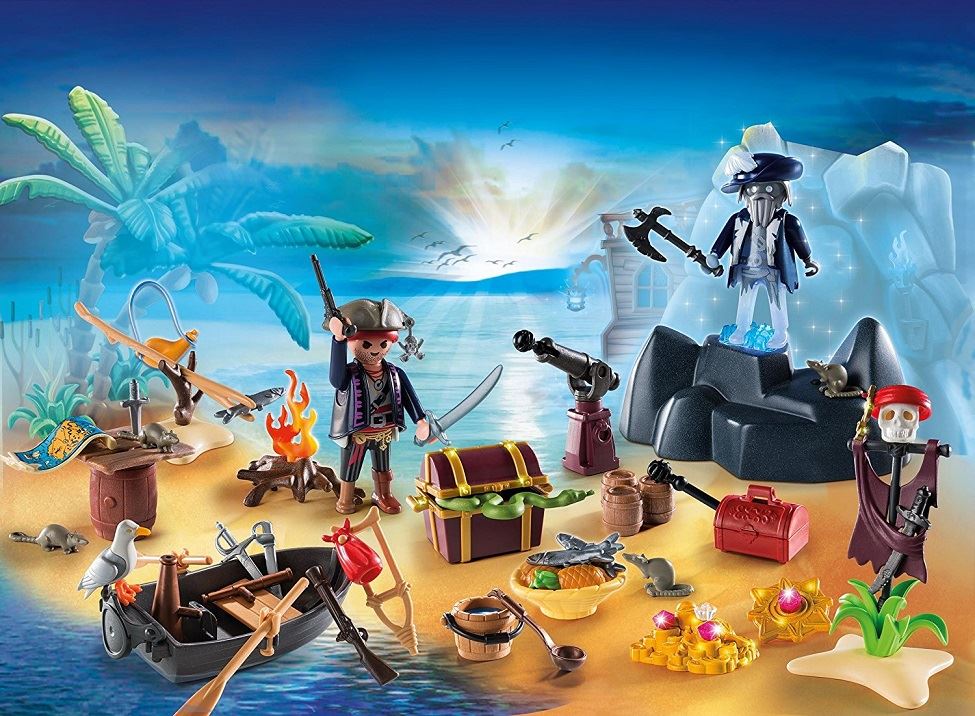 Playmobil Advent Calendar Pirate Treasure Island Playset 6625 EBay