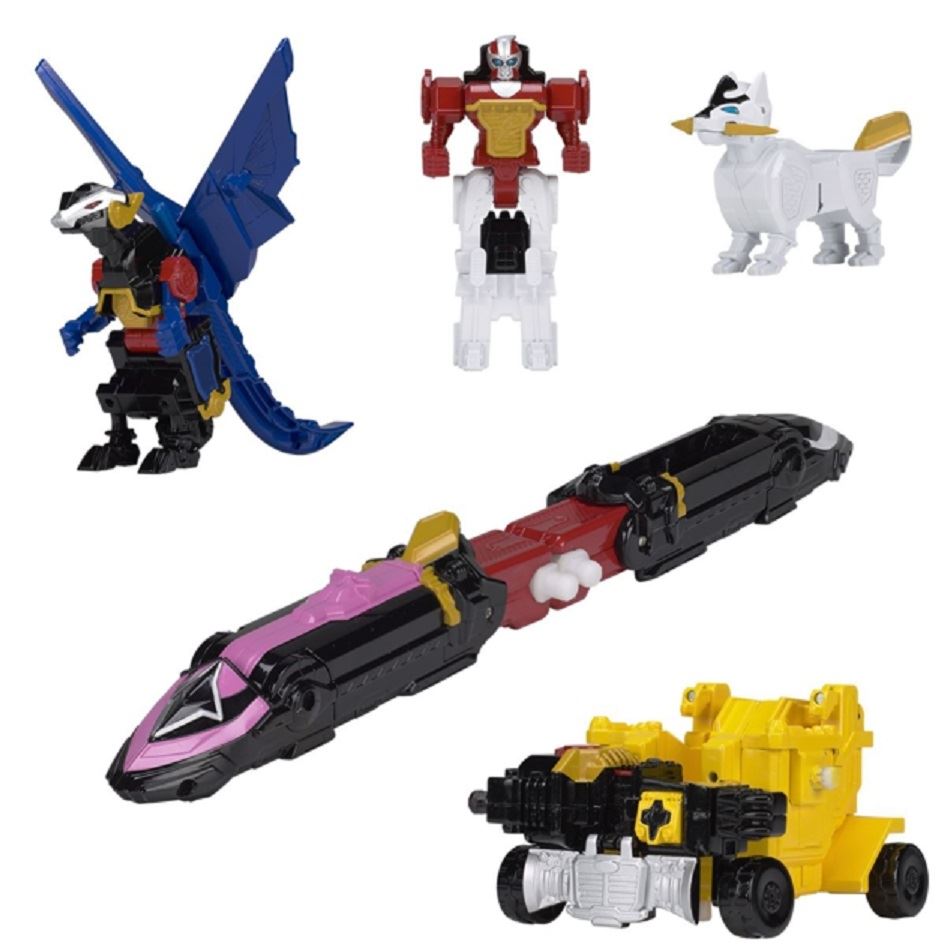 Power Rangers DX Ninja Steel Megazord Playset Figure eBay