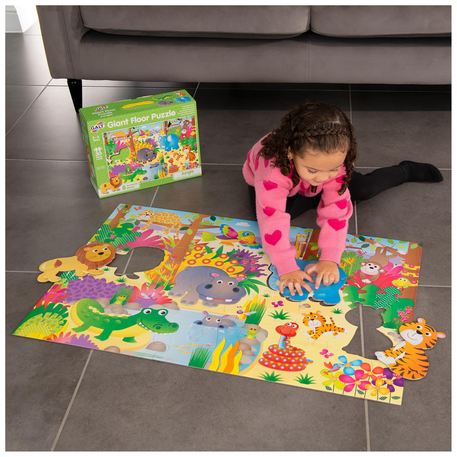 Galt Giant Floor Puzzle Jungle Animals Kids Jigsaw Puzzles 30pcs Extra Large for sale online eBay