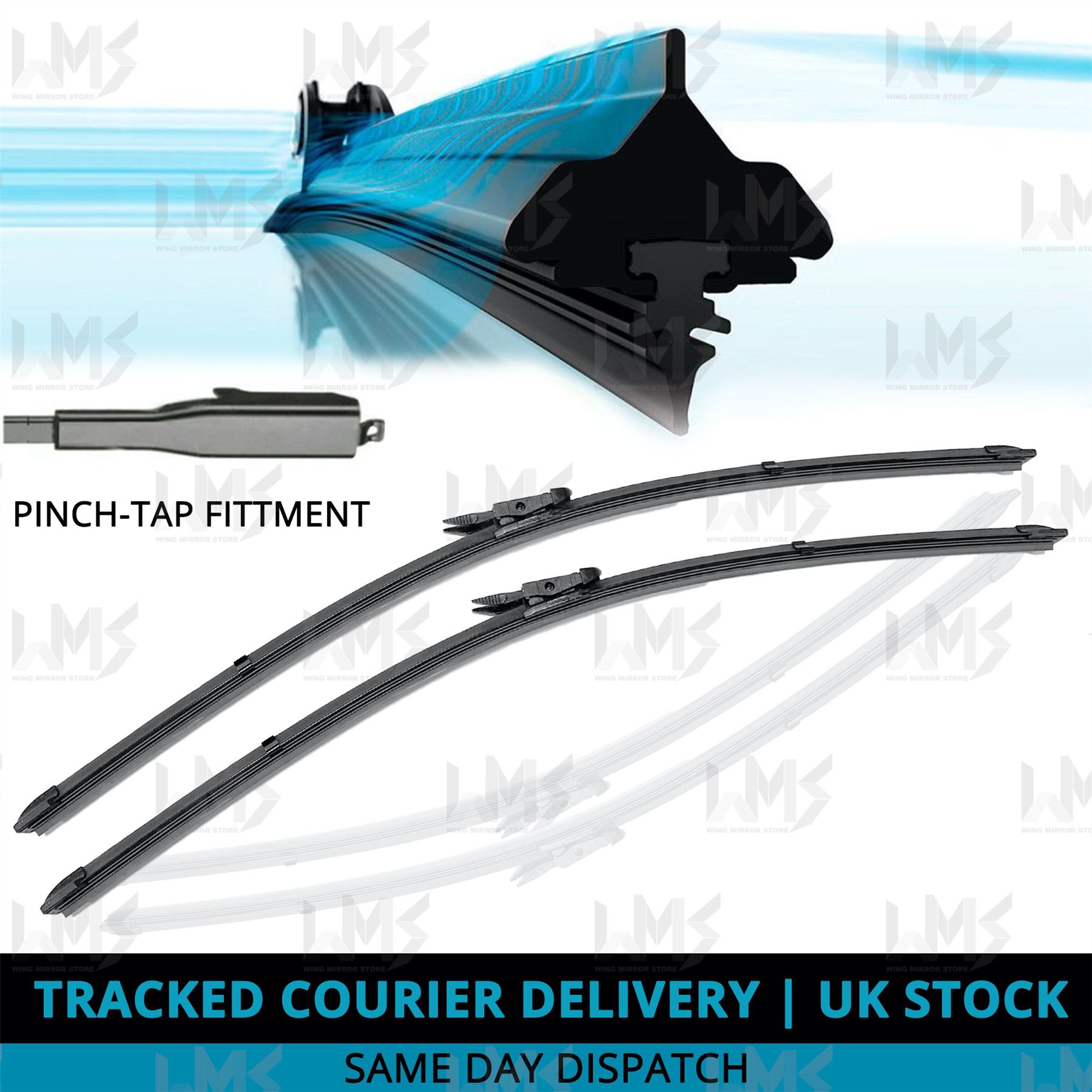 For Ford Kuga 20132019 Front Windscreen 28" 28" Flat Aero Wiper Blades