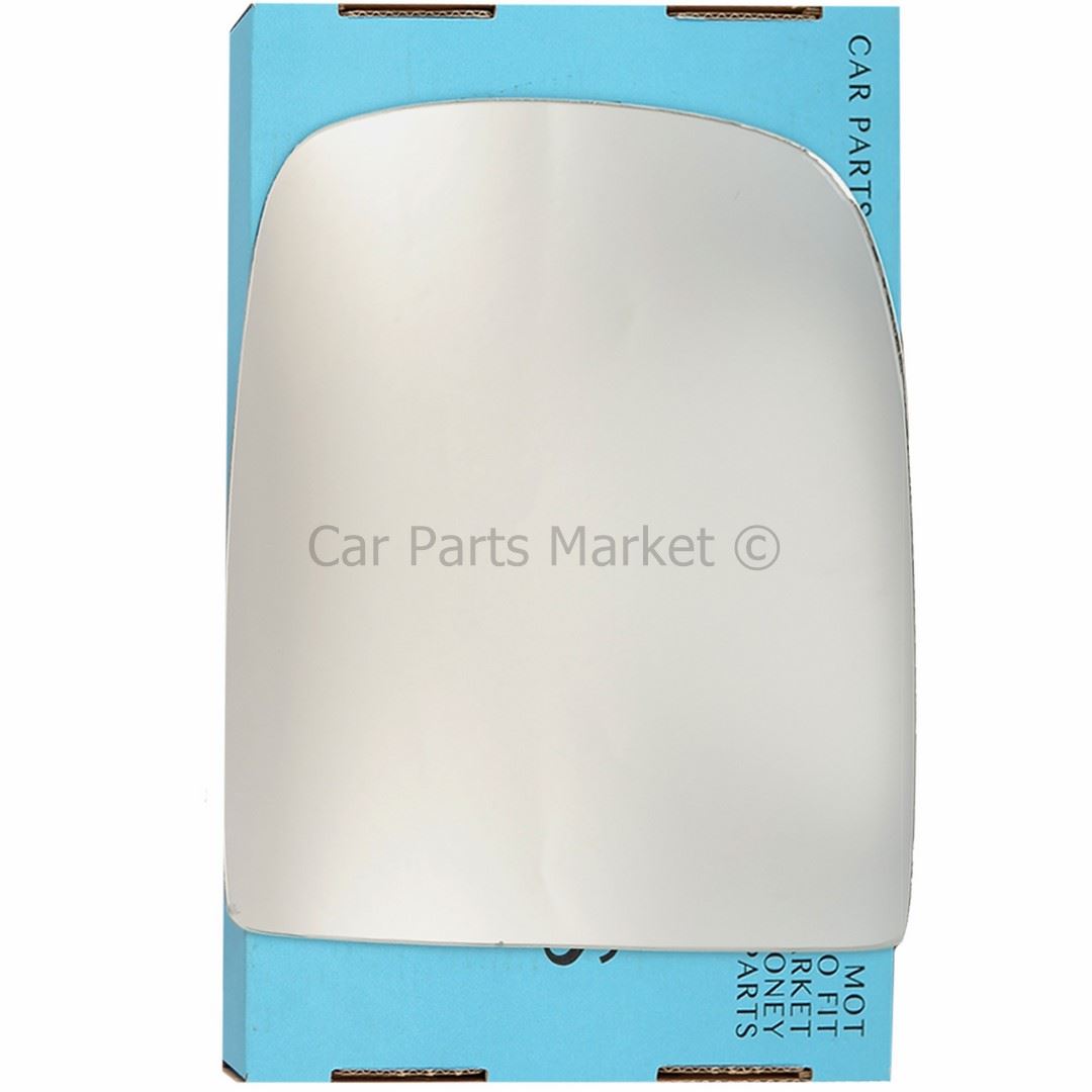 Right Driver side Flat Wing door mirror glass for Iveco Daily 2006-2014 plate