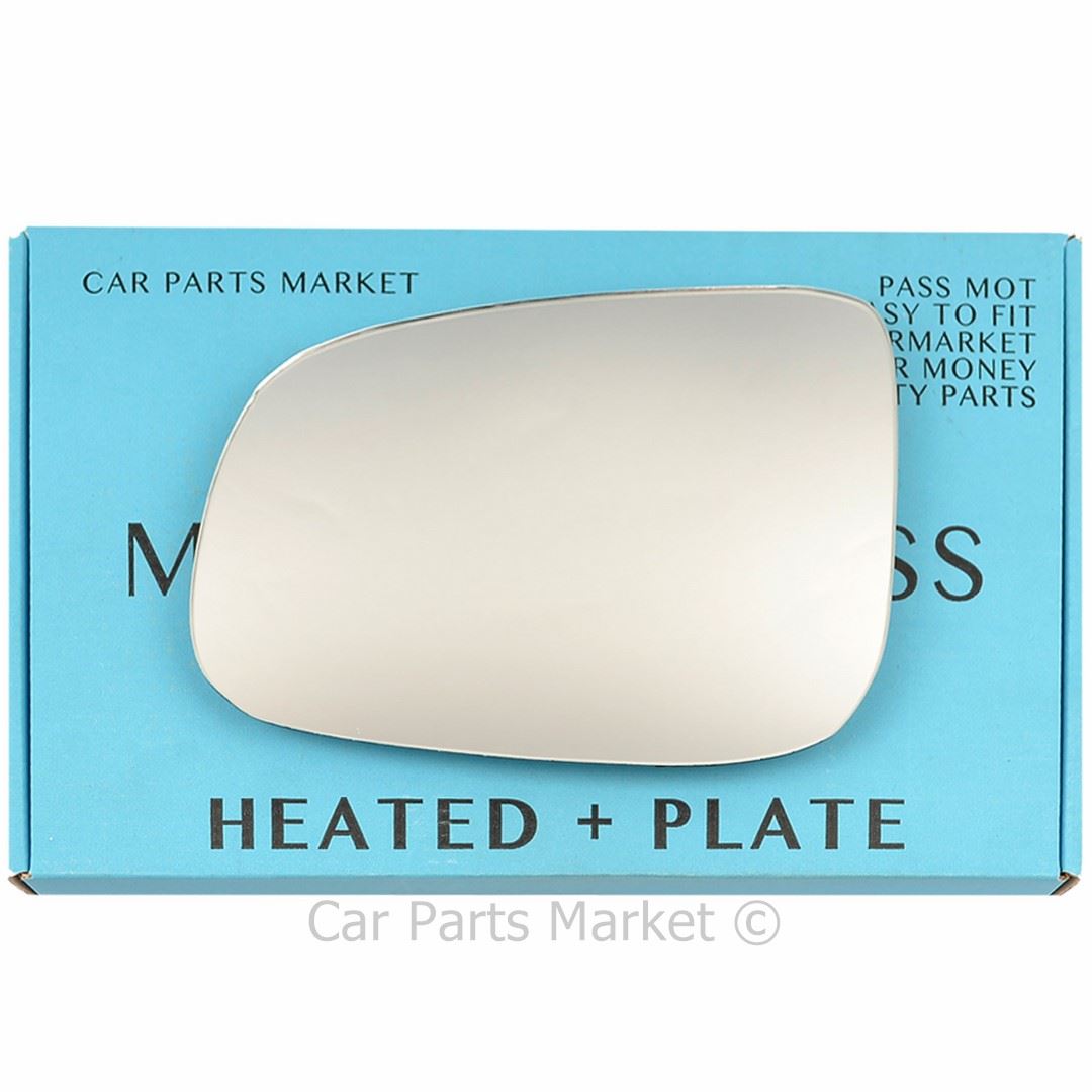 Right Driver side Flat Wing door mirror glass for Mazda 6 2002-2007 heated