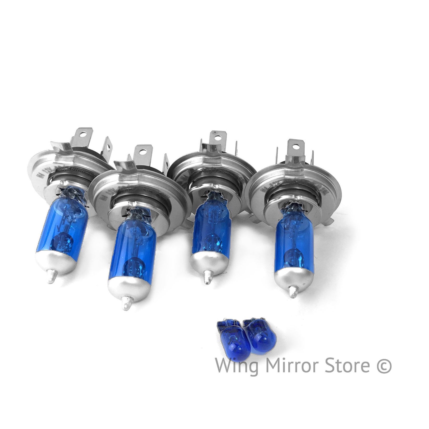 Pour Ford Fiesta 2003-10 côté//Low//High Beam 501 H4 H4 Xenon Ampoules De Phare Van