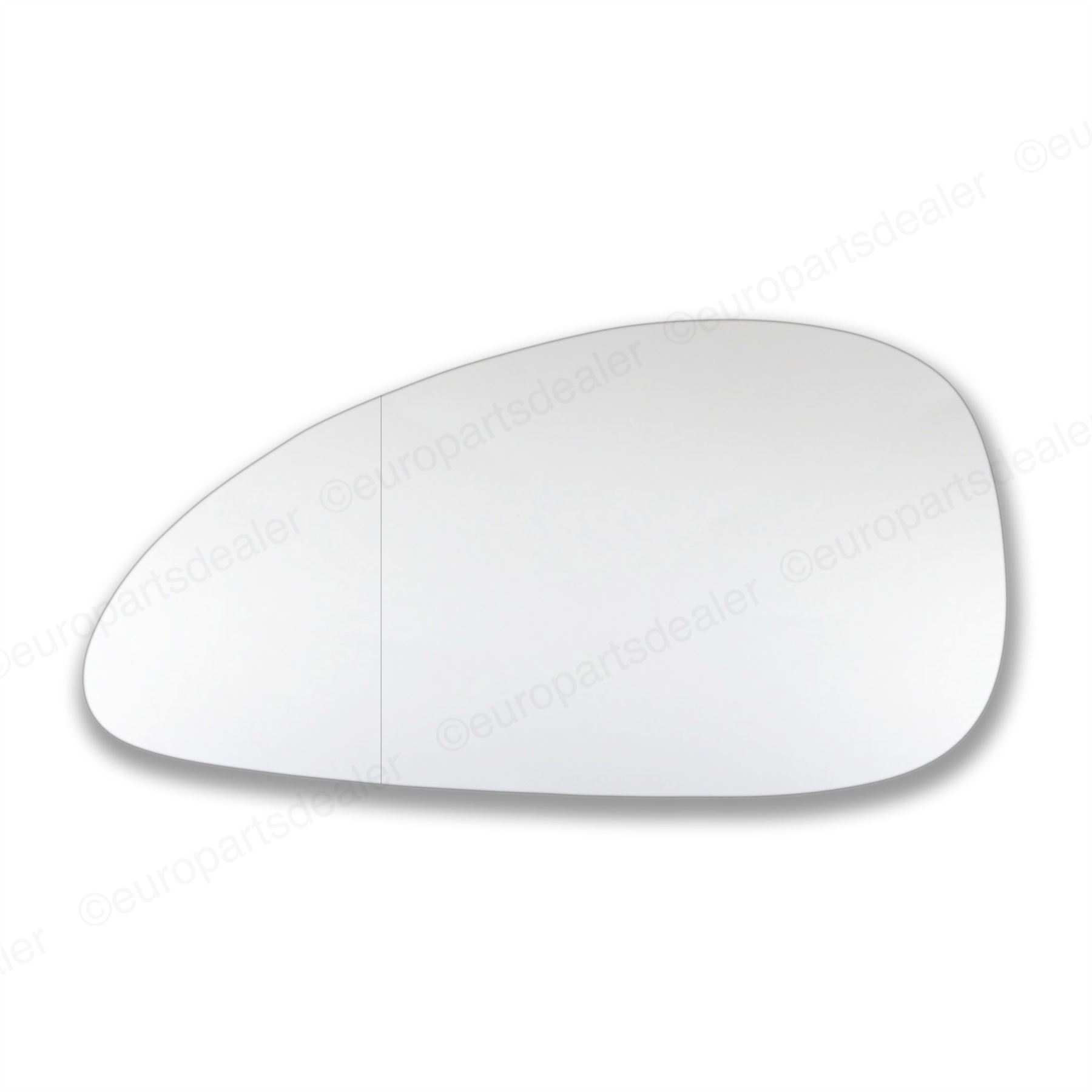 Right side for Citroen C4 2004-2009 heated wing door mirror glass