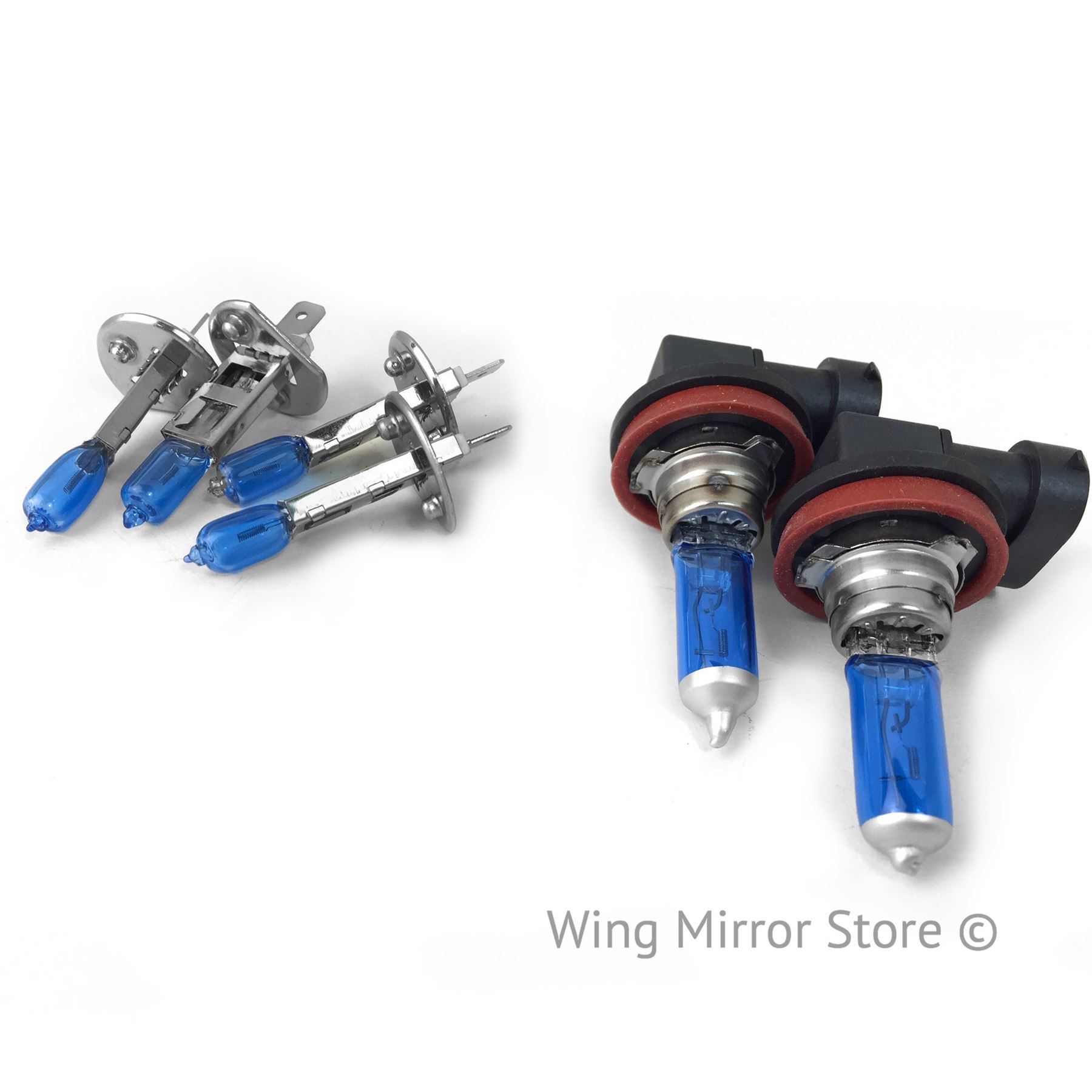 Para Renault Master 2010-2016 Baja High Beam Xenon Faro Bulbos Set Lámpara H7 H1