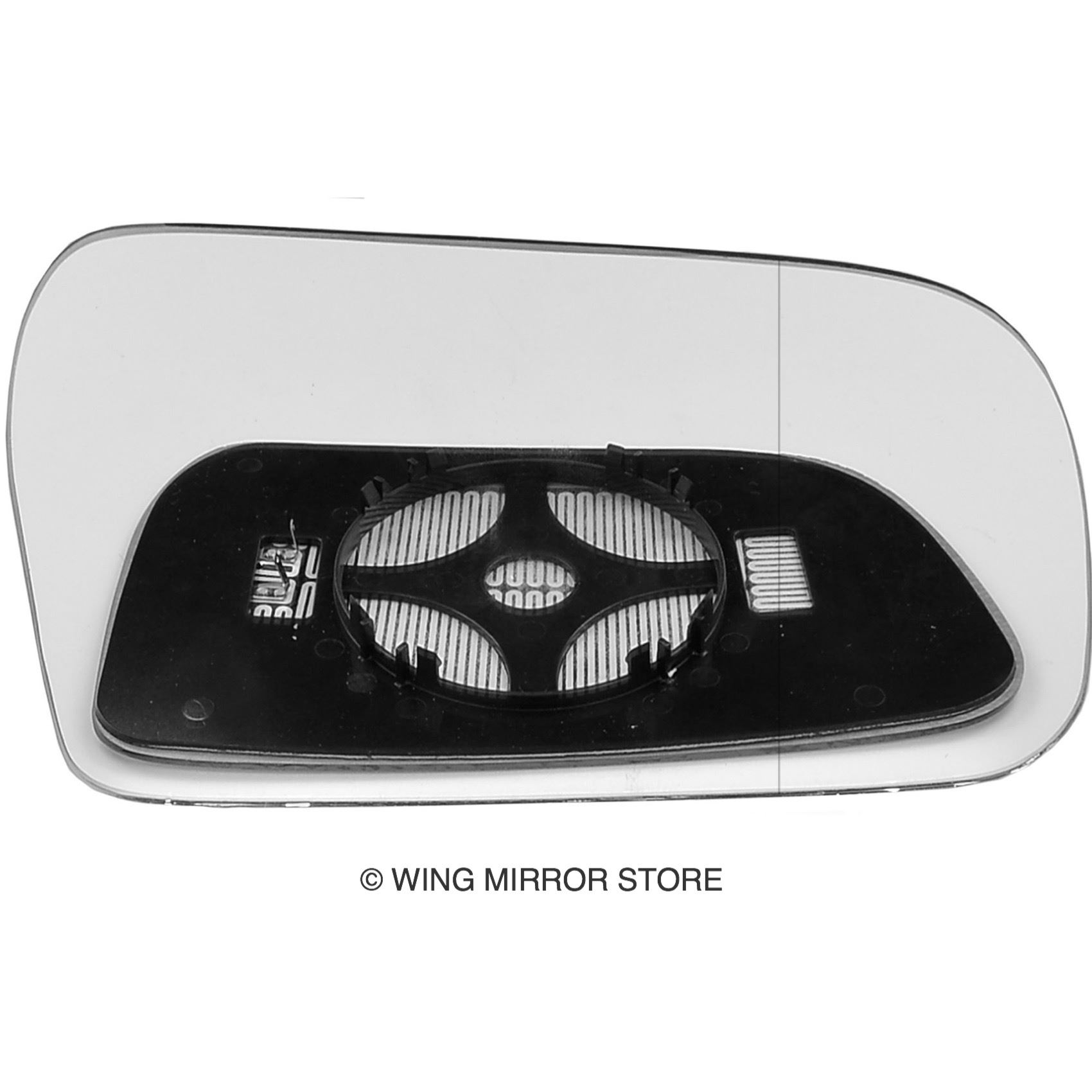 VAUXHALL MOVANO 1999-/>2009 DOOR MIRROR GLASS SILVER,HEATED /& BASE,LEFT SIDE