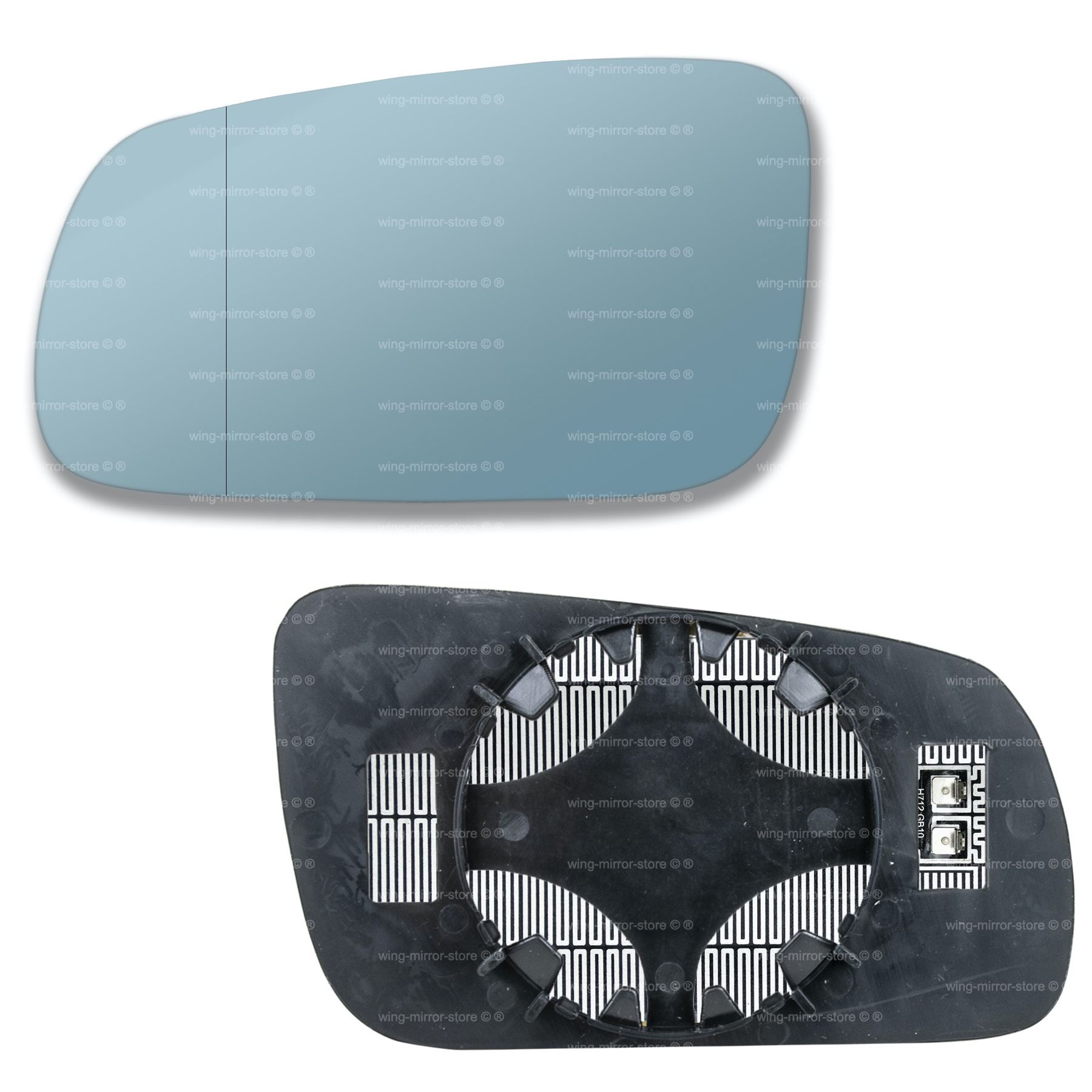 Right side Wing door mirror glass for Skoda Octavia 04-09 heated plate