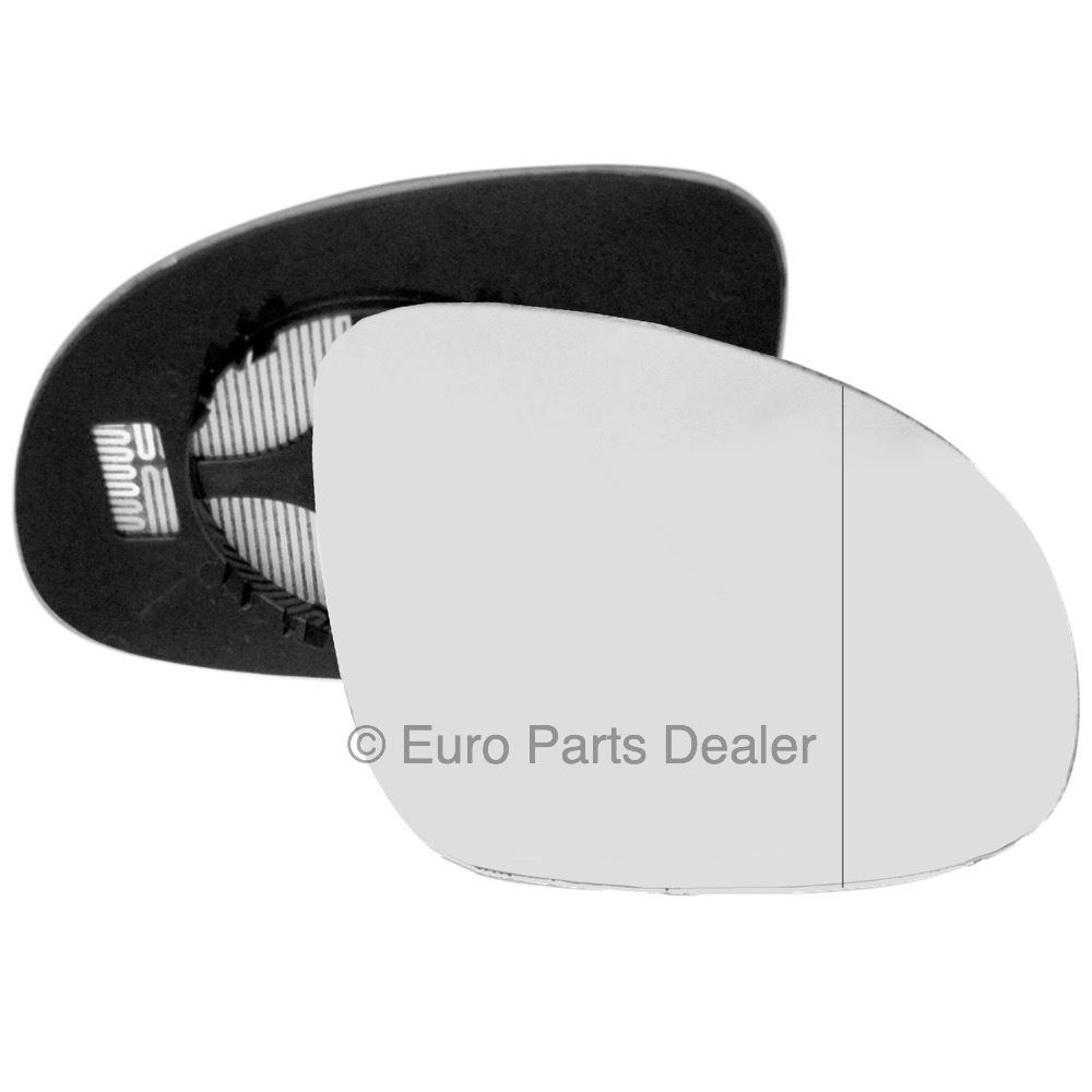 Driver side Clip Heated Convex wing mirror glass for Skoda Yeti 0917