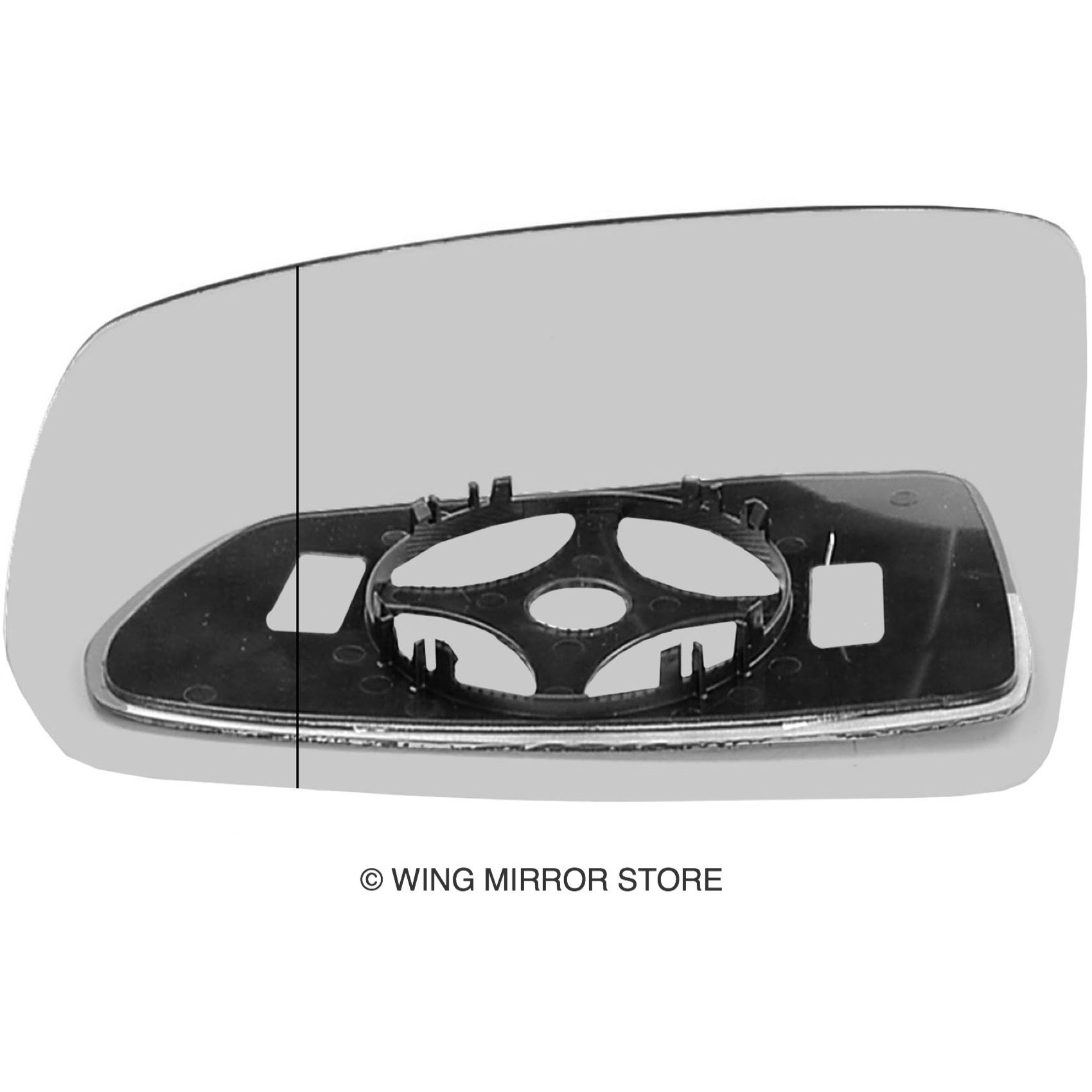 Gauche Côté Passager Grand Angle Aile Miroir De Verre Pour Seat Ibiza 02-08 Chauffé