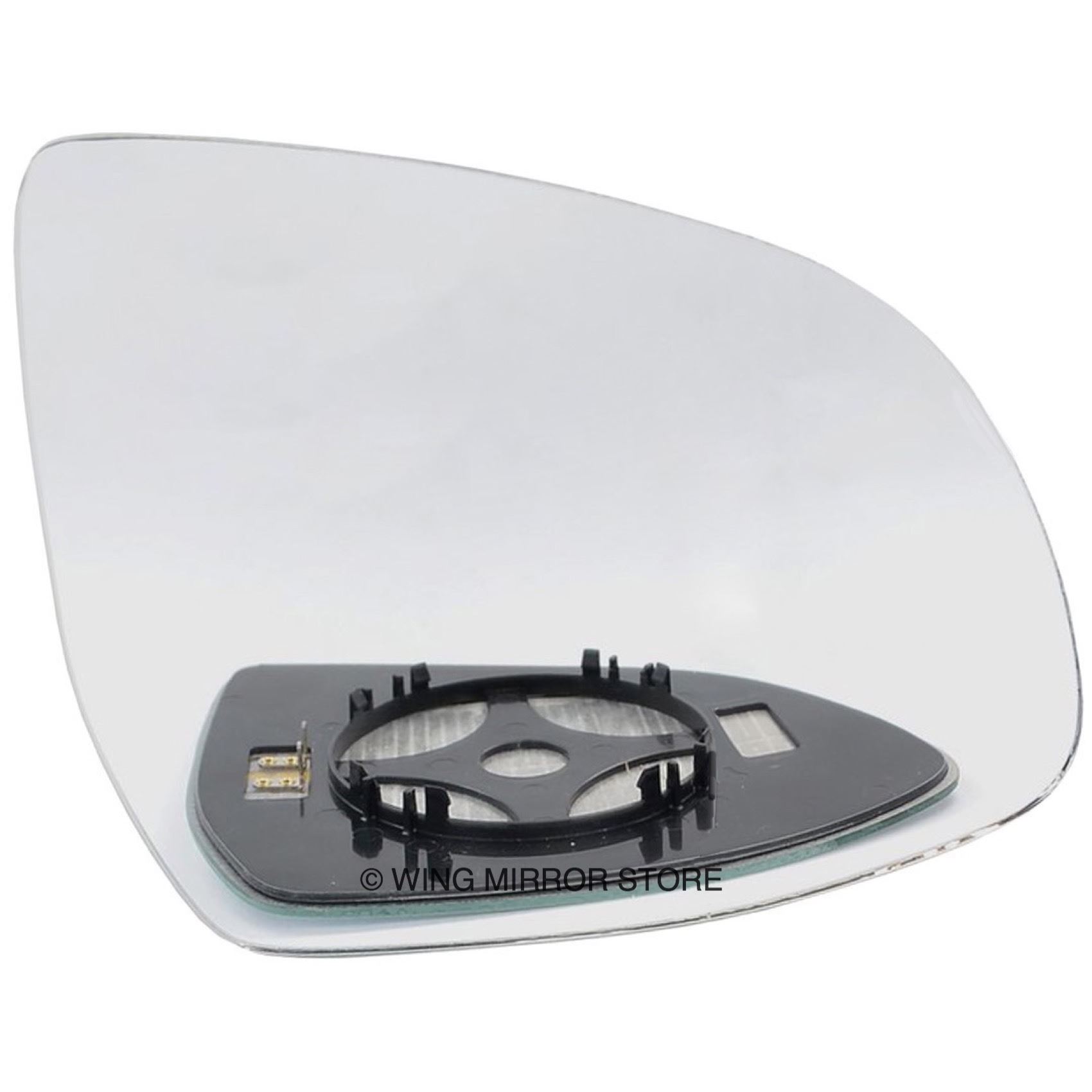 For Ford Fiesta 2005-2008 Right Driver side Flat wing mirror glass with plate