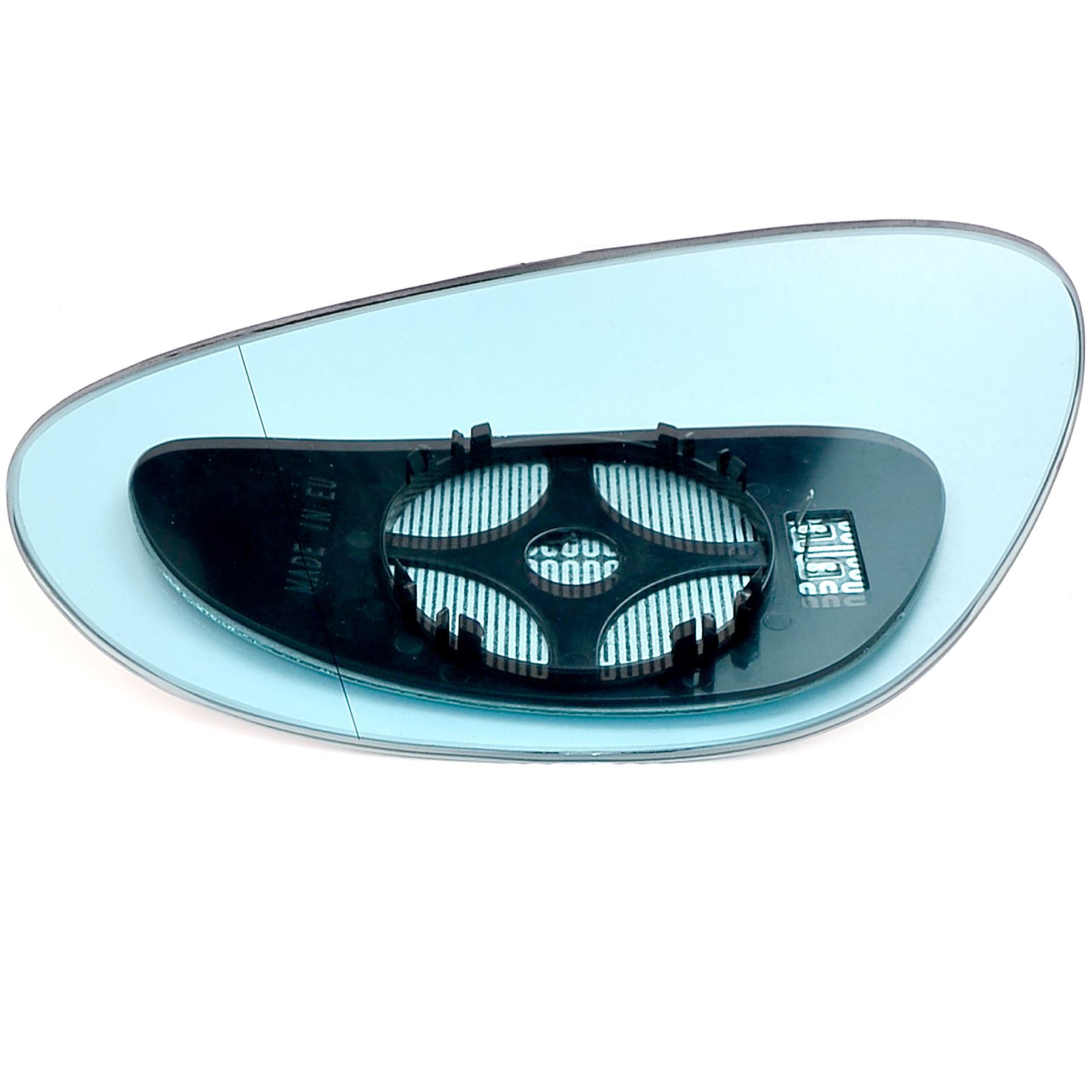 plate Right Blue Convex Wing mirror glass for Porsche carrera 98-04 heated