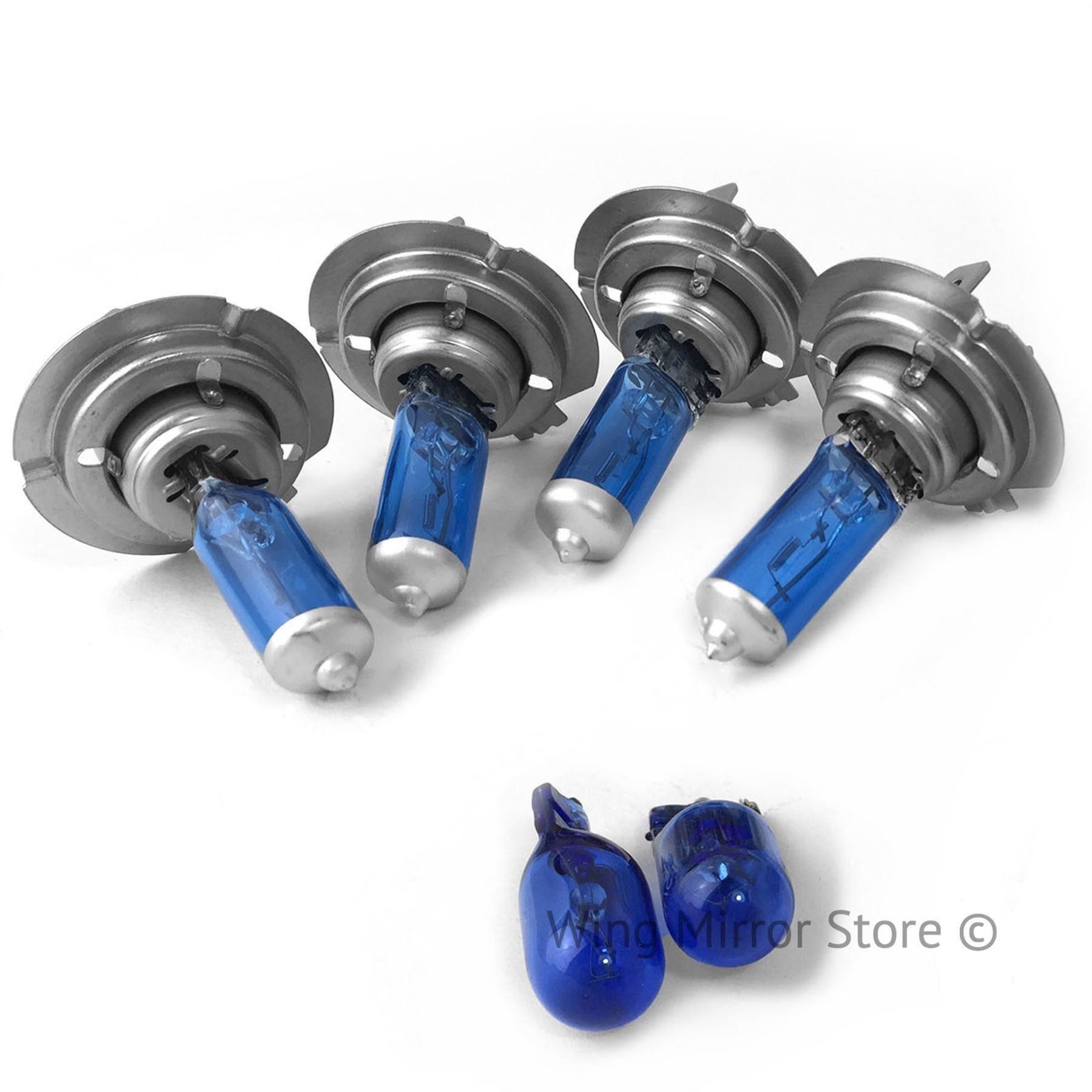 For Renault Megane MK3 H7 H7 501 100w Clear Xenon High//Low//Side Headlight Bulbs