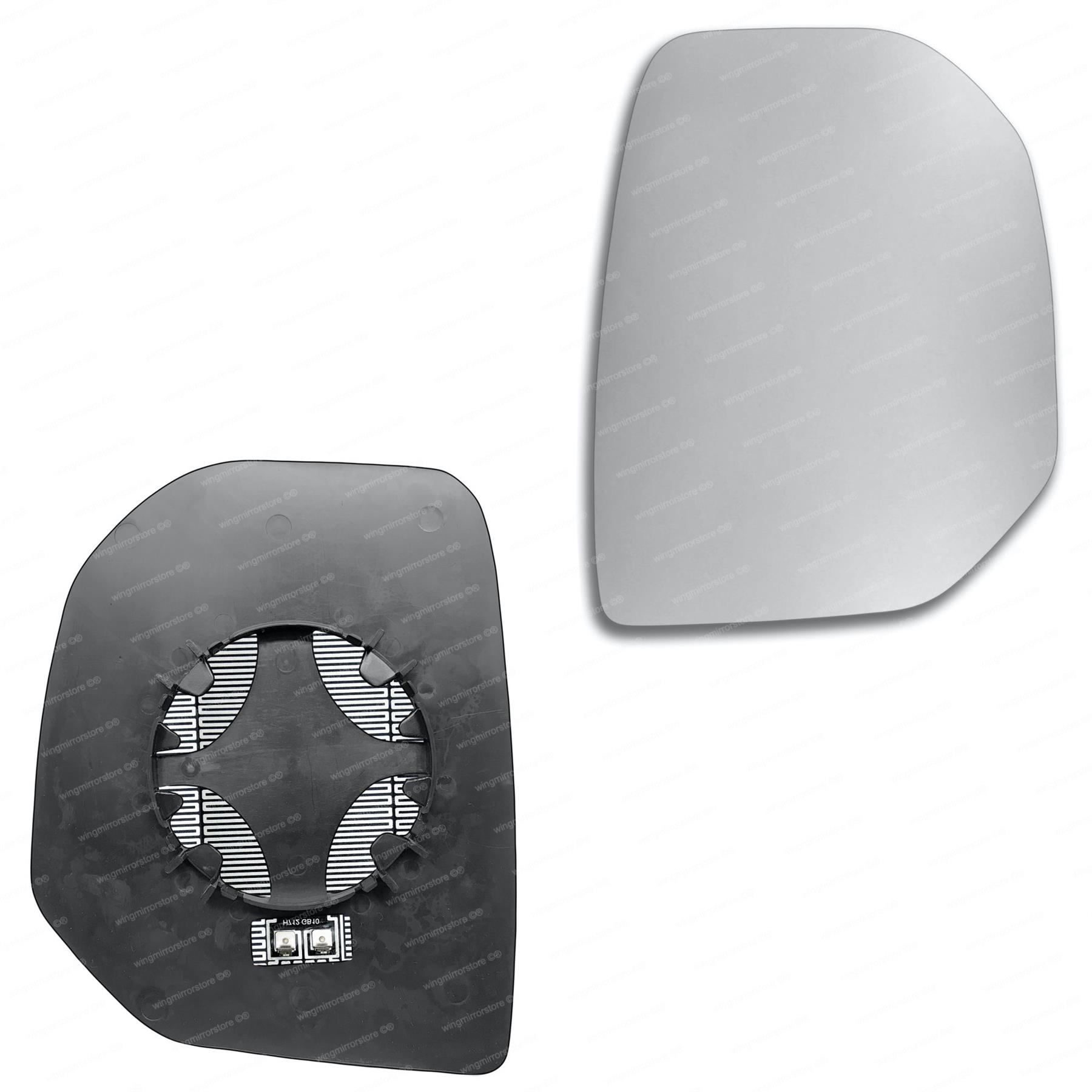 For Citroen Berlingo 2008-2012 Driver right hand side wing door mirror convex glass heated with backing plate