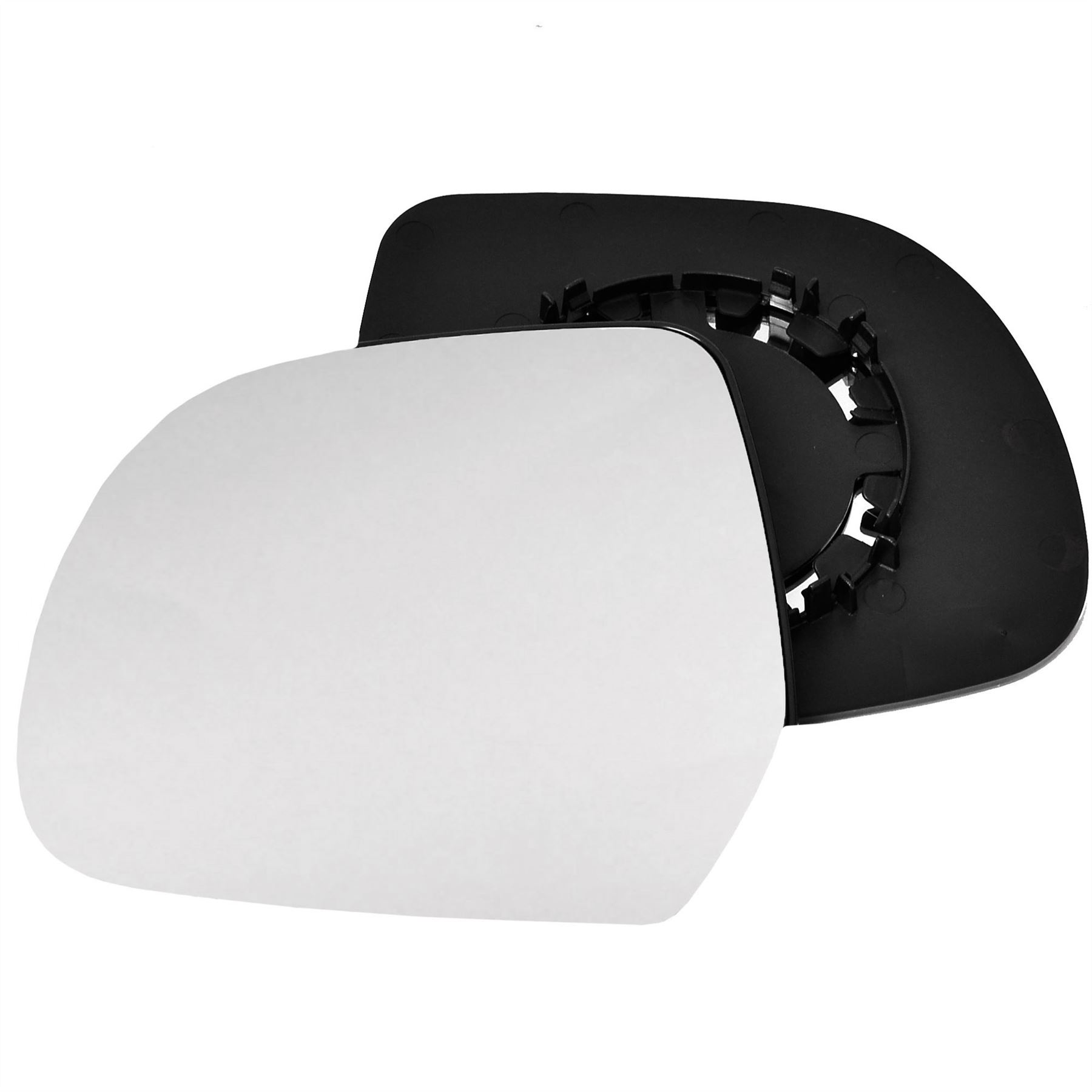 Passenger side Clip Convex wing mirror glass for Nissan Micra K13 1017