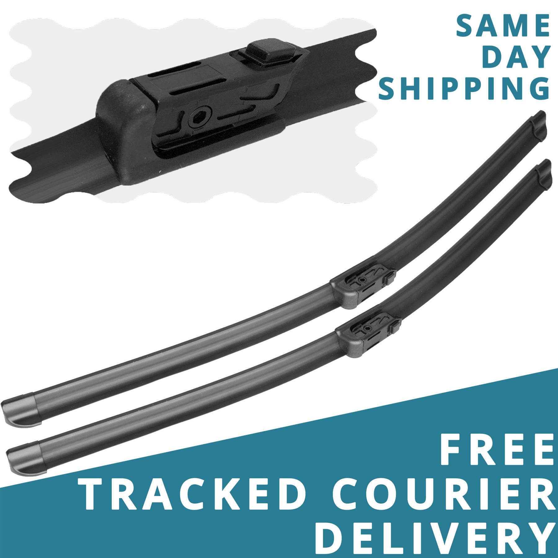 Para VW Touareg 2002-2010 Frontal//Trasero Parabrisas 26/" 26/" 13/" Flat Wiper Blades