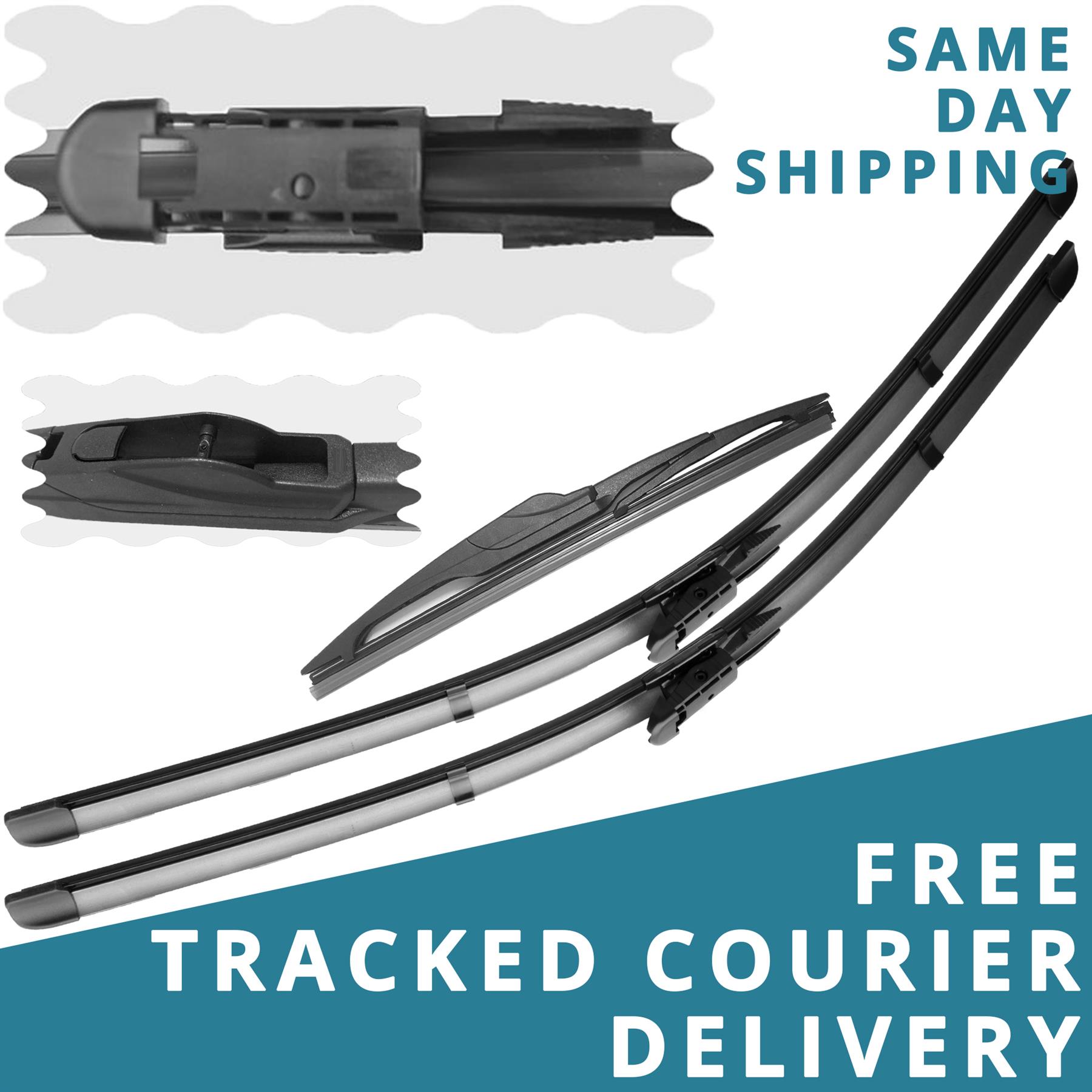 For Nissan Qashqai 20072013 Front/Rear Windscreen 24" 16" 12" Aero