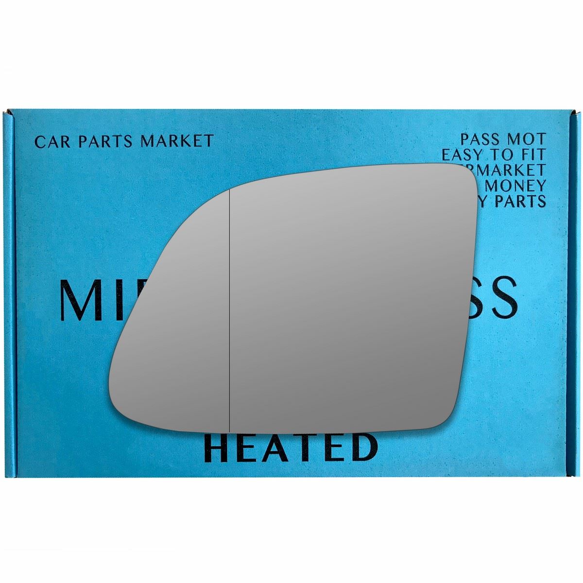 driver side wing door clip on mirror glass for Seat Leon 1999-2003 Heated Right hand