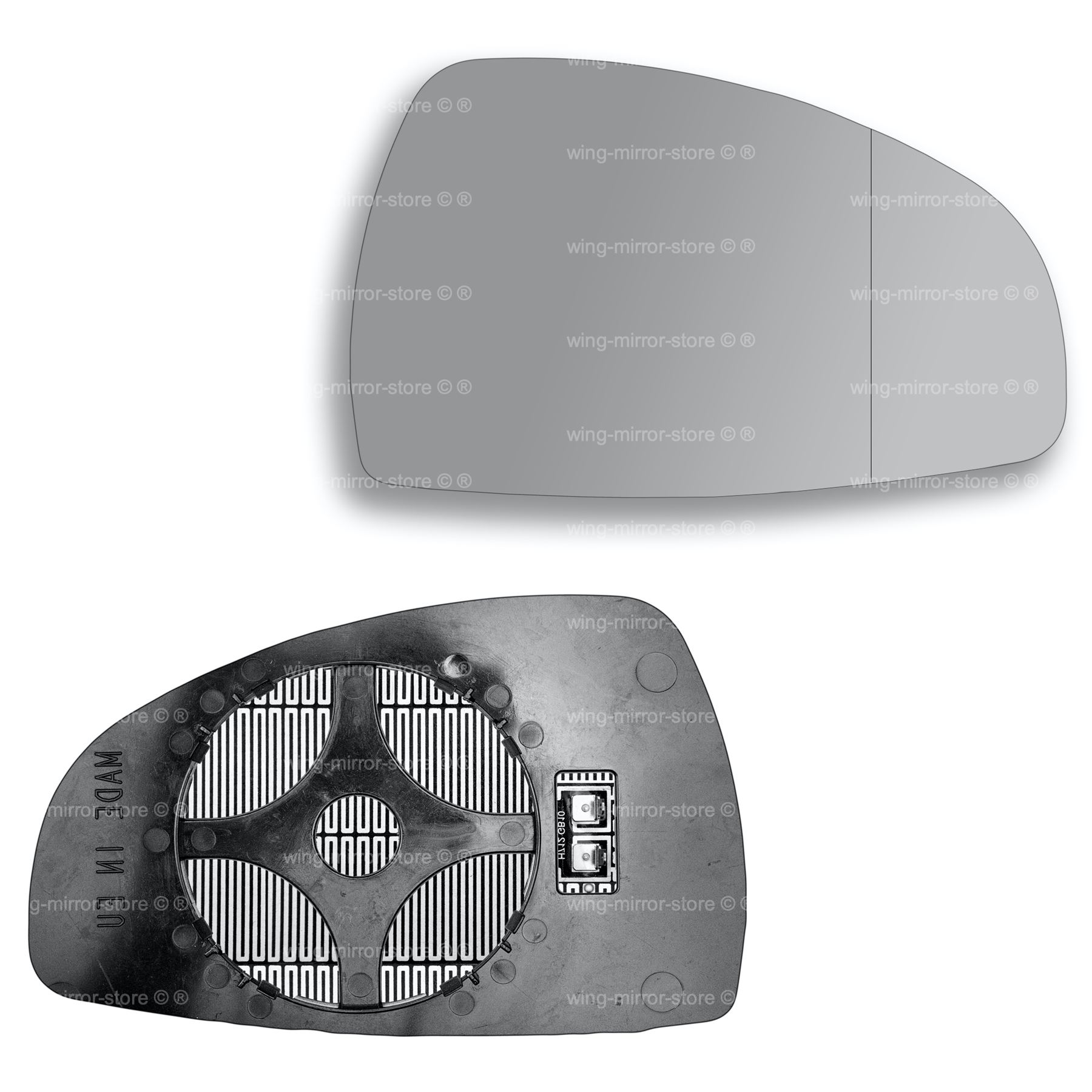 Miroir Rétroviseur Côté Passager pour Audi Tt 8j 2006-2014 Chauffé Angle Mort