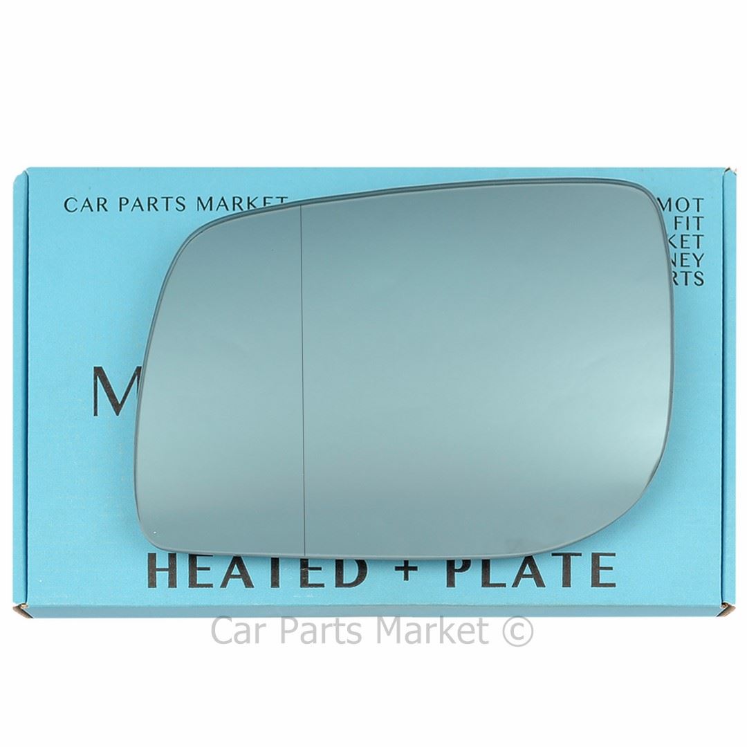 Left Blue Wide Angle Wing mirror glass for Range rover P38 95-02 heated plate