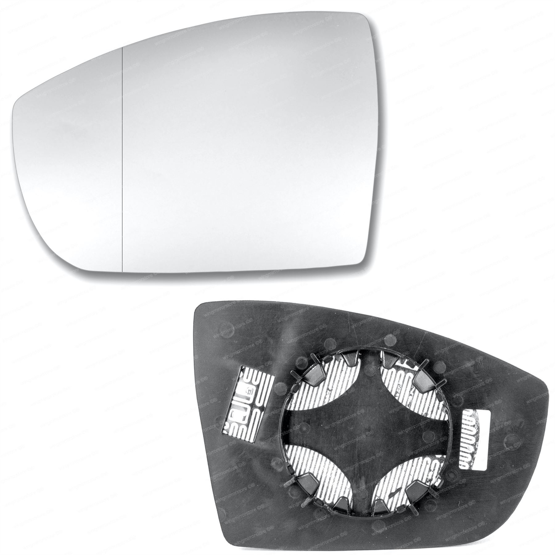 Lado Izquierdo Cristal Espejo De Ala Gran Angular Para AUDI Q5 2008-2016 climatizada