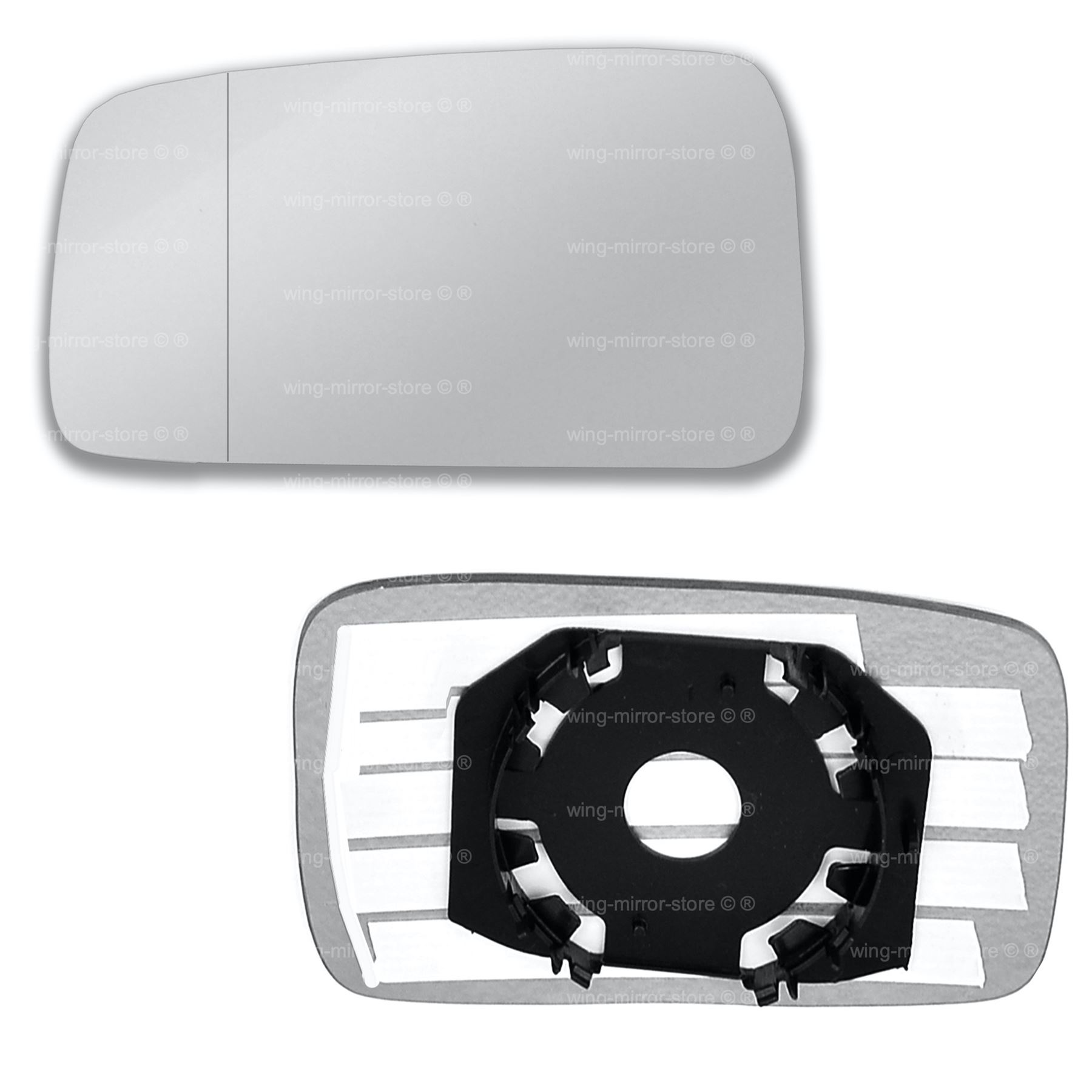 Left side Wide Angle Wing door mirror glass for Honda CR-V 96-06 heated plate