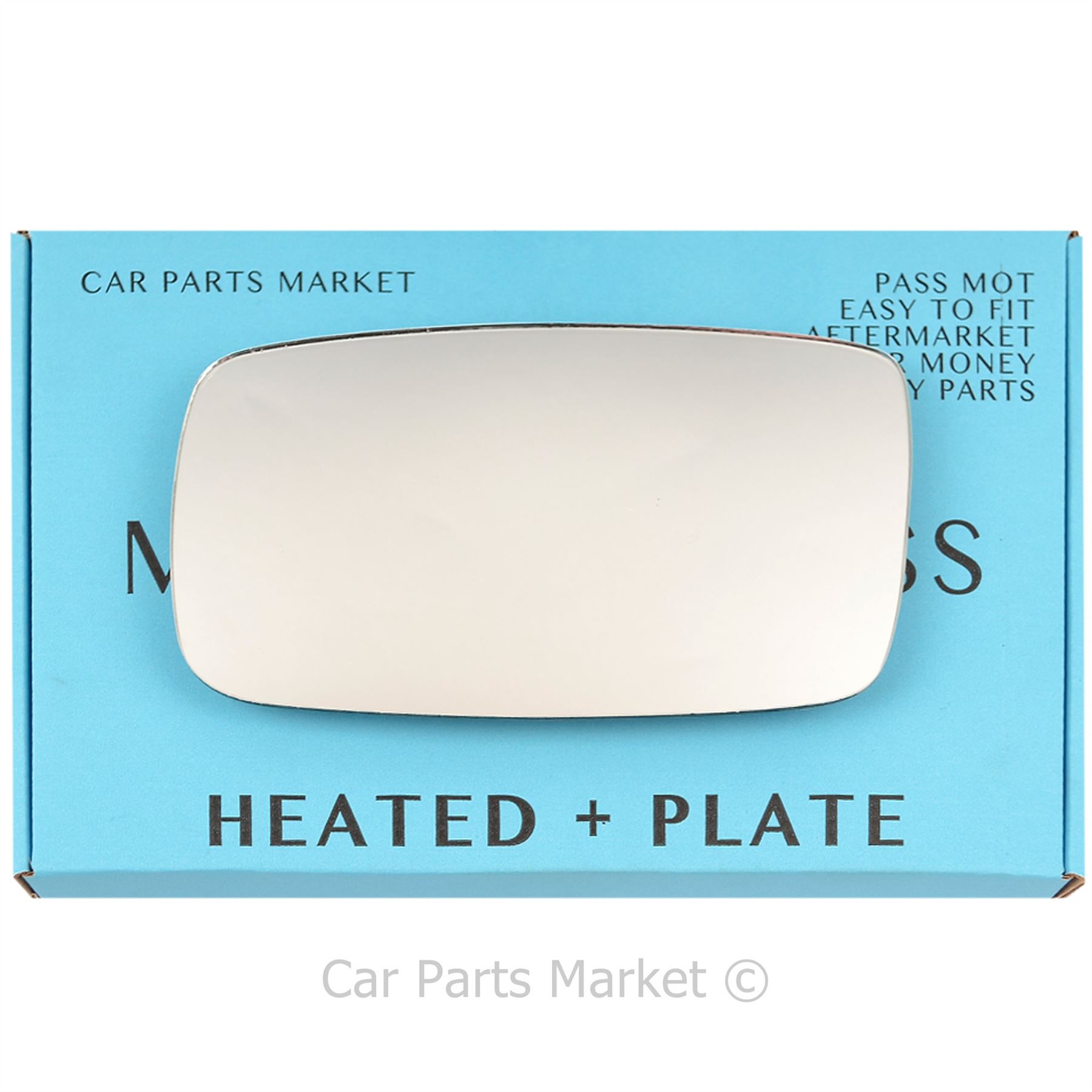 Volvo V90 Wing Mirror Glass Wide Angle RIGHT HAND 1997 to 1998