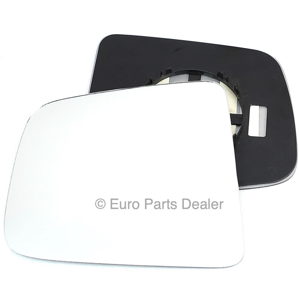 Fits 08-14 Mitsubishi Lancer Left Driver Heated Mirror Glass w//Rear Holder