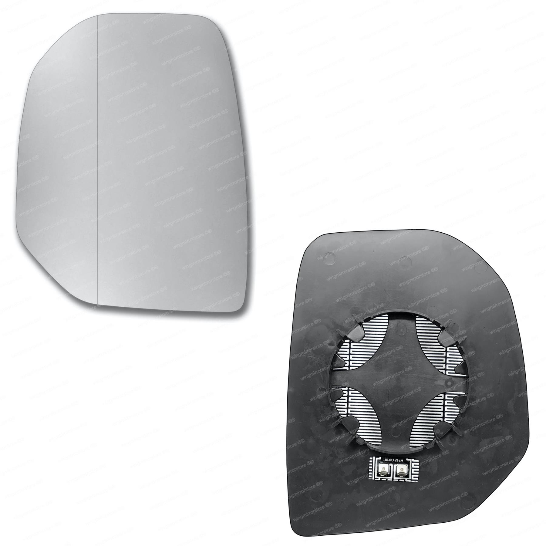 For Citroen Berlingo 2008-2012 Driver right hand side wing door mirror convex glass heated with backing plate