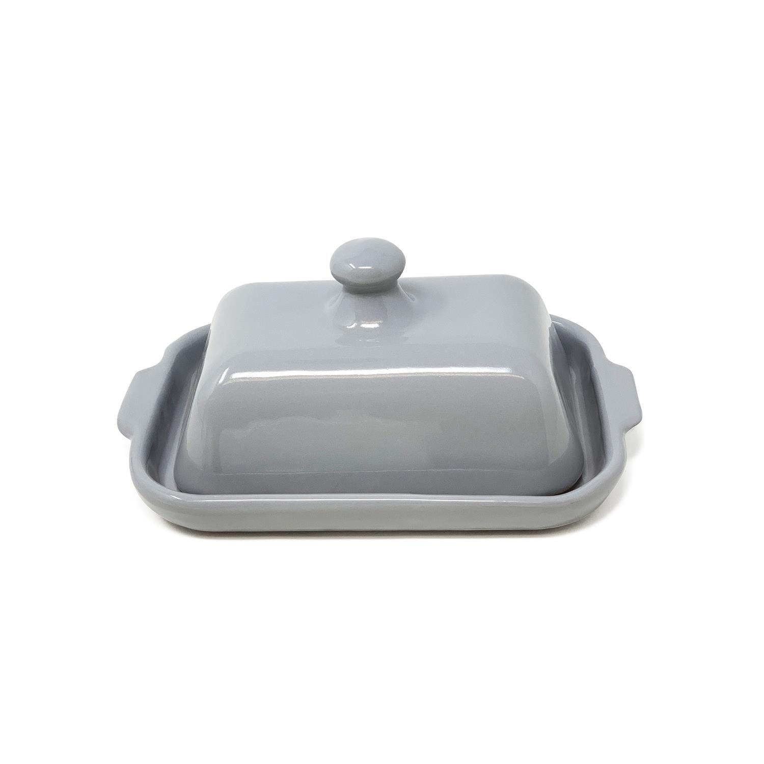 Rustic Butter Margarine Dish w/ Lid Kitchen Dining Breakfast Serving Storage Pot - Picture 8 of 10