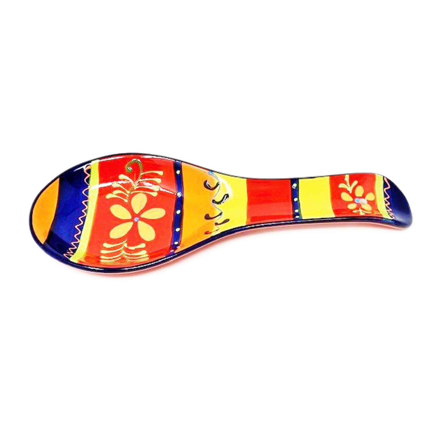 Spanish Spoon Rest Utensil Home Kitchen Dining Décor Tea Bag Holder Serving Tidy - Picture 14 of 17