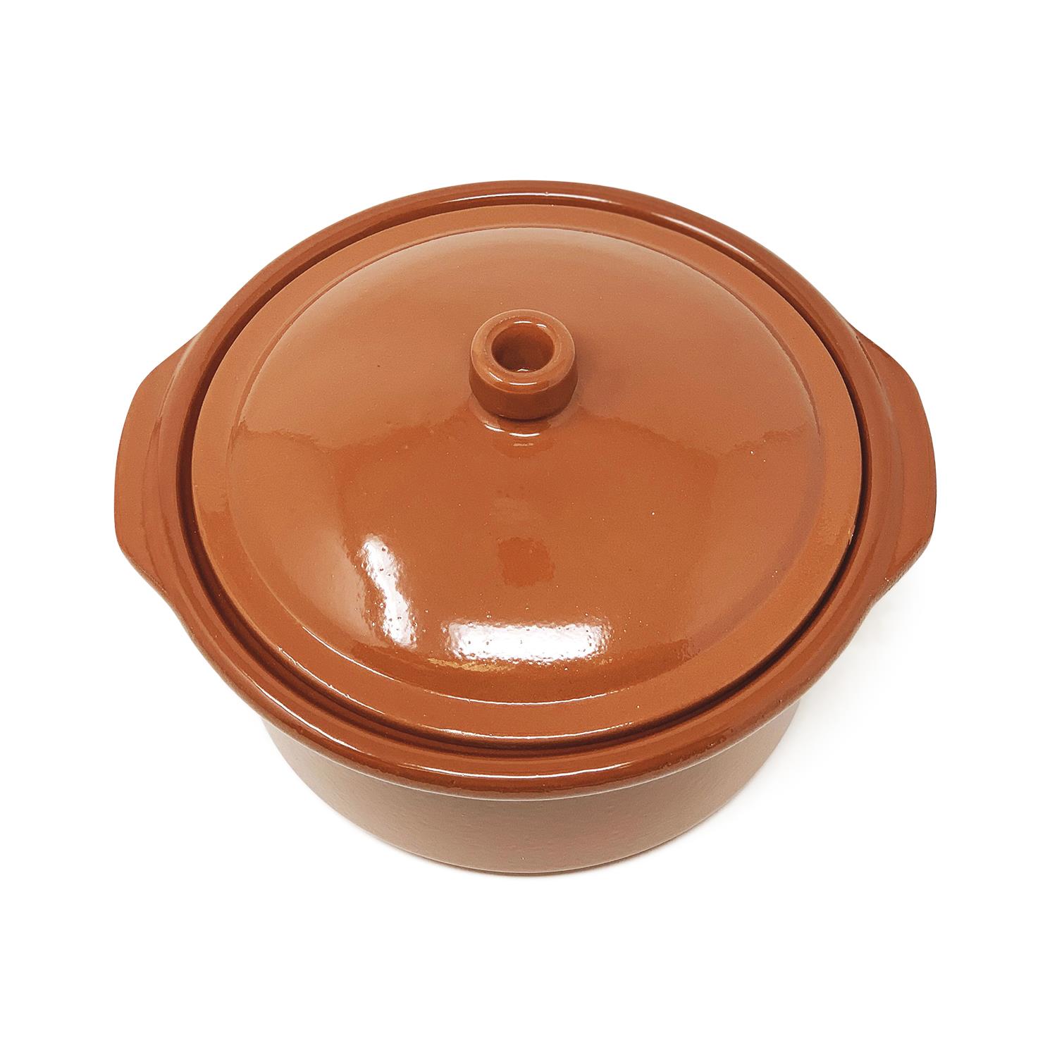 Casserole Dishes w/ Lids Terracotta Brown Kitchen Dining Oven Cooking Dishware - Picture 12 of 13