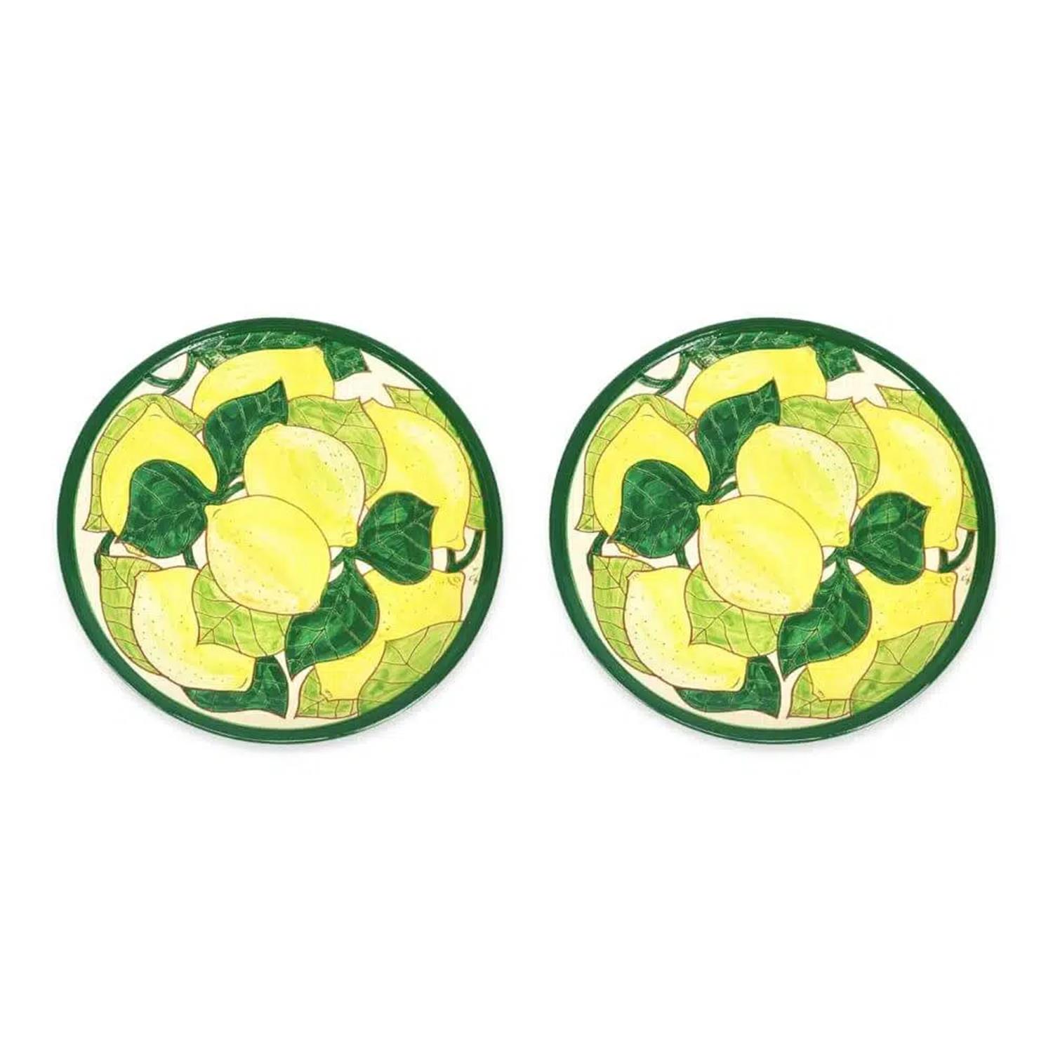 Lemons Dinner Plate Sets Ceramic Food Home Kitchen Dining Serving Dishware 28cm - Picture 8 of 9
