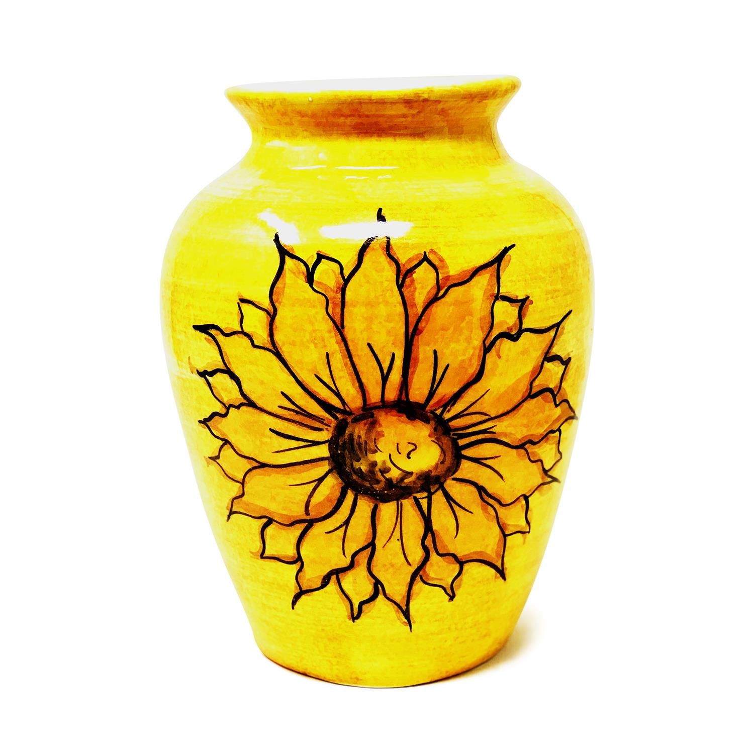 Sunflower Ceramic Flower Vase Jugs Conical Round Bowls Spoon Rest Dishware Décor - Picture 22 of 41