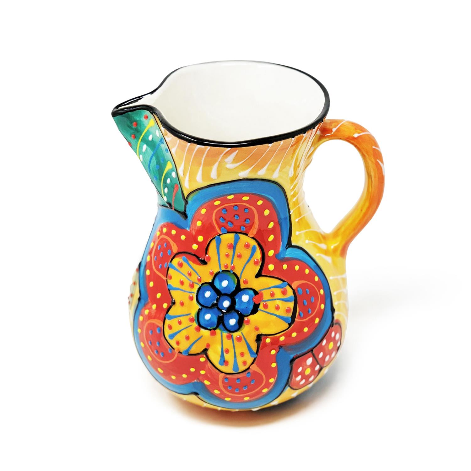 Pourer Pitcher Serving Jug Water Milk Flower Vase Ceramic Home Kitchen Décor 2L - Picture 18 of 18