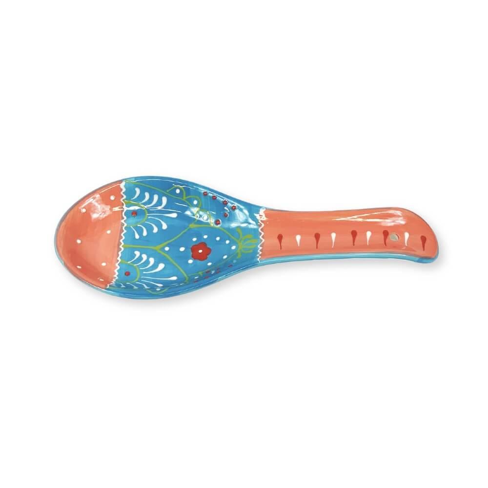 Spanish Spoon Rest Utensil Home Kitchen Dining Décor Tea Bag Holder Serving Tidy - Picture 13 of 17