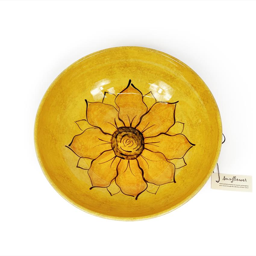 Sunflower Ceramic Flower Vase Jugs Conical Round Bowls Spoon Rest Dishware Décor - Picture 18 of 41