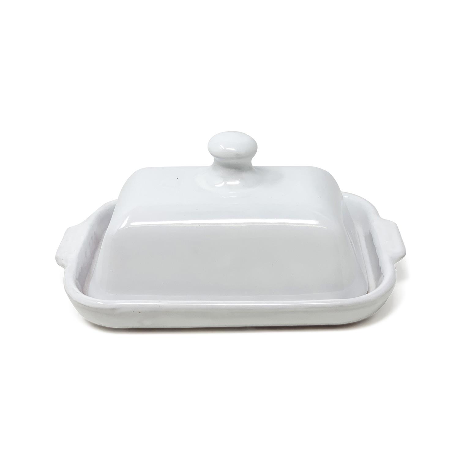 Rustic Butter Margarine Dish w/ Lid Kitchen Dining Breakfast Serving Storage Pot - Picture 9 of 10