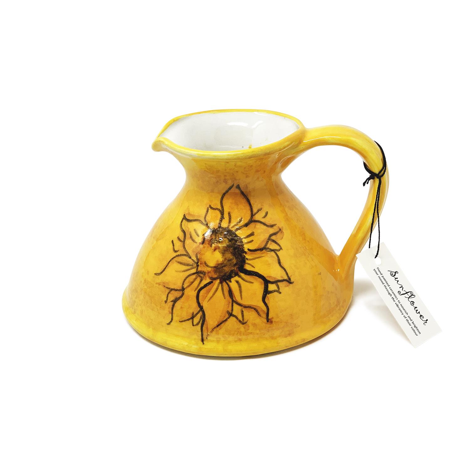 Sunflower Ceramic Flower Vase Jugs Conical Round Bowls Spoon Rest Dishware Décor - Picture 2 of 41